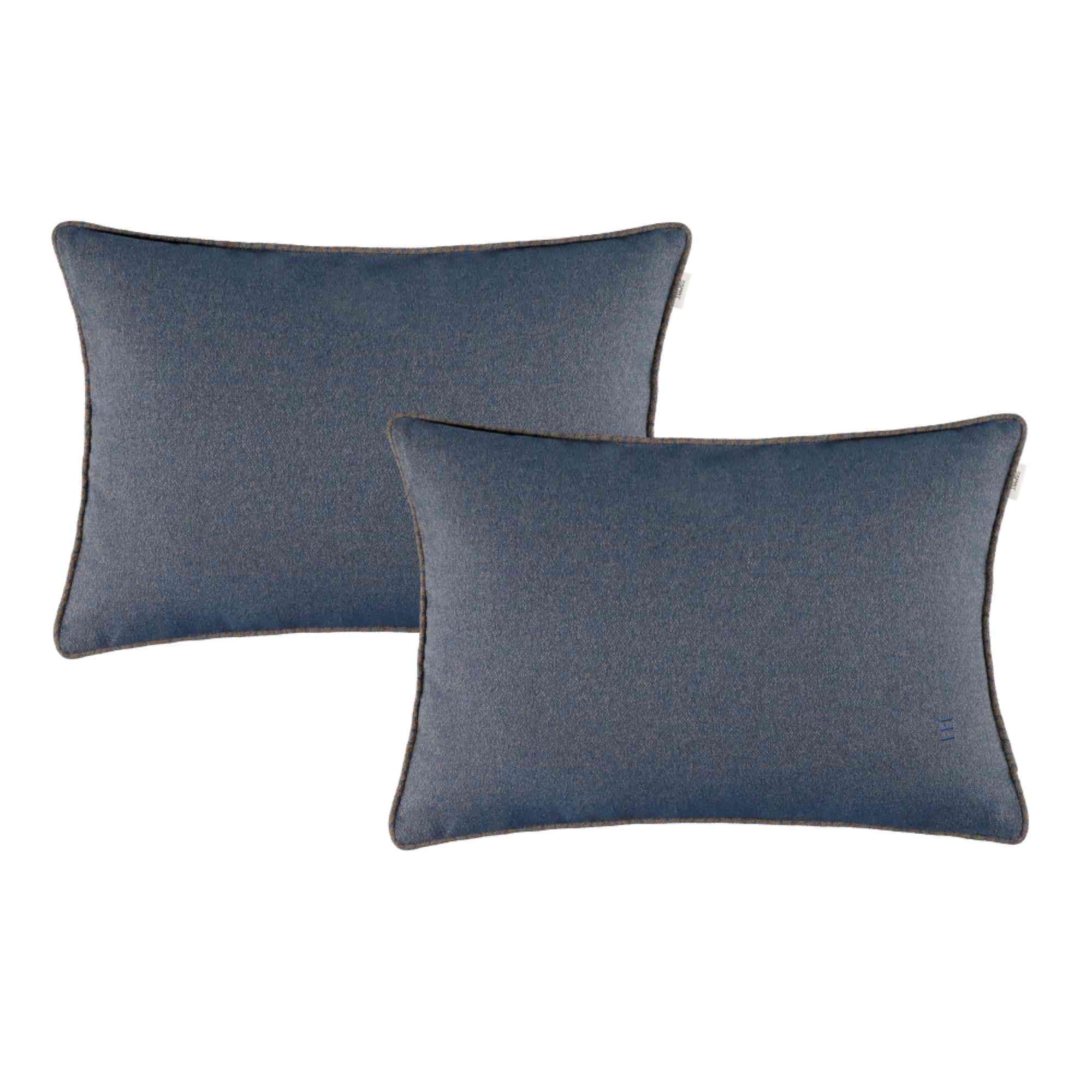Esprit Kissenhülle FUN-2 Zierkissenhülle, (2 Stück), 38 x 58 cm - 2er Set in Navy