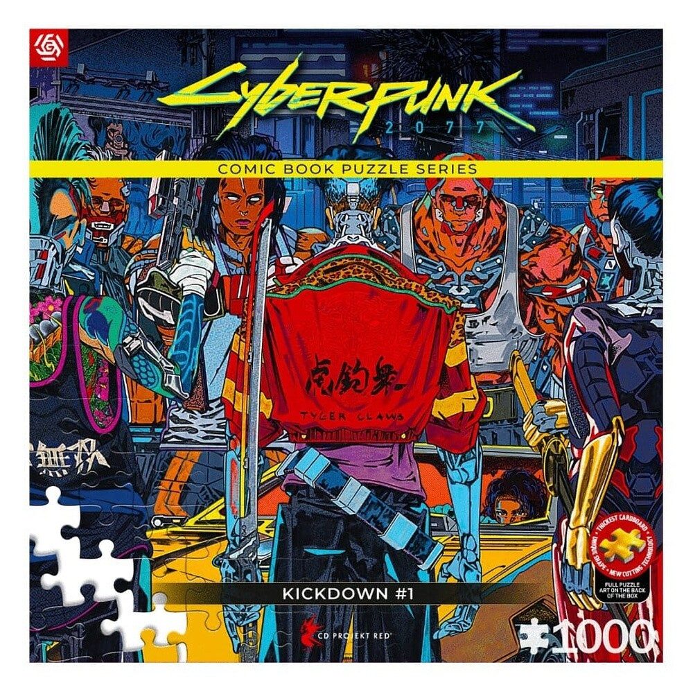 Good Loot Puzzle Cyberpunk 2077 Puzzle Kickdown (1000 Teile), Puzzleteile