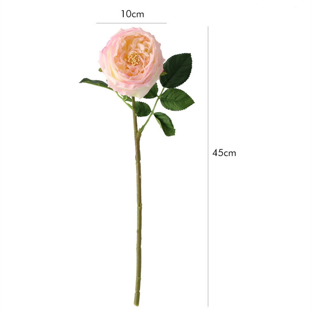Kunstblumenstrauß Simulierte Dekorative und Rose, Tischdekorationen, Kunstblumen L.Ru Austin Rosa UG, Touch Foto-Requisiten, Blumen feuchtigkeitsspendende