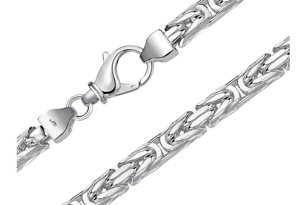 Silberkettenstore Silberkette Königskette 7mm - 925 Silber, viele Längen verfügbar | Silberketten