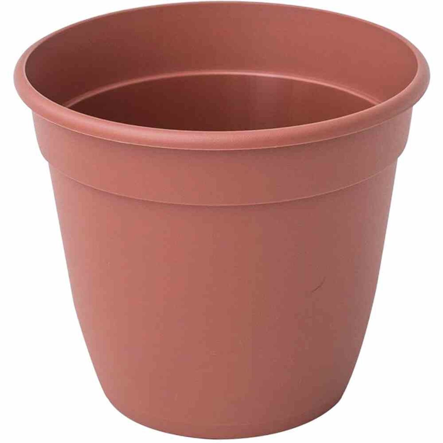 Siena Garden Pflanzkübel Standard-Pflanztopf 14 x 12,1 cm, terracotta Rundes Kunststoffgefäß mi