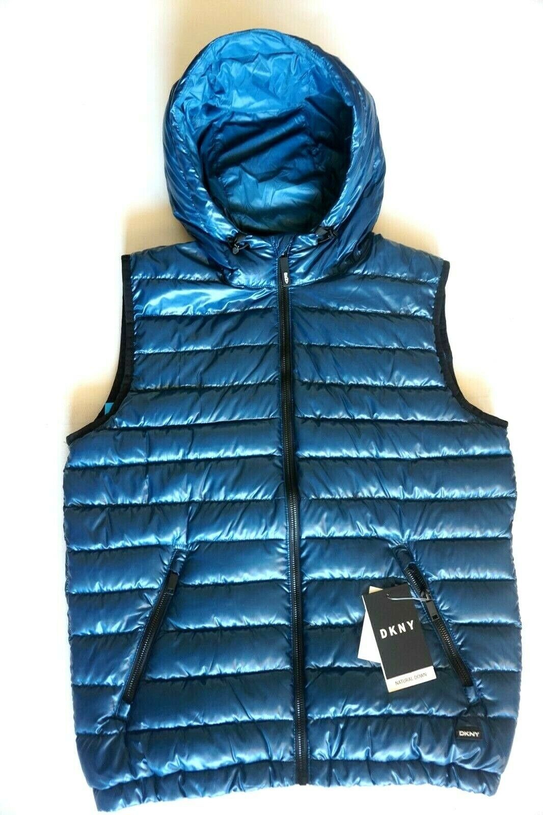 Daunenweste DKNY Herren Westen Jacke, Donna Karan New York Steppjacke Westen