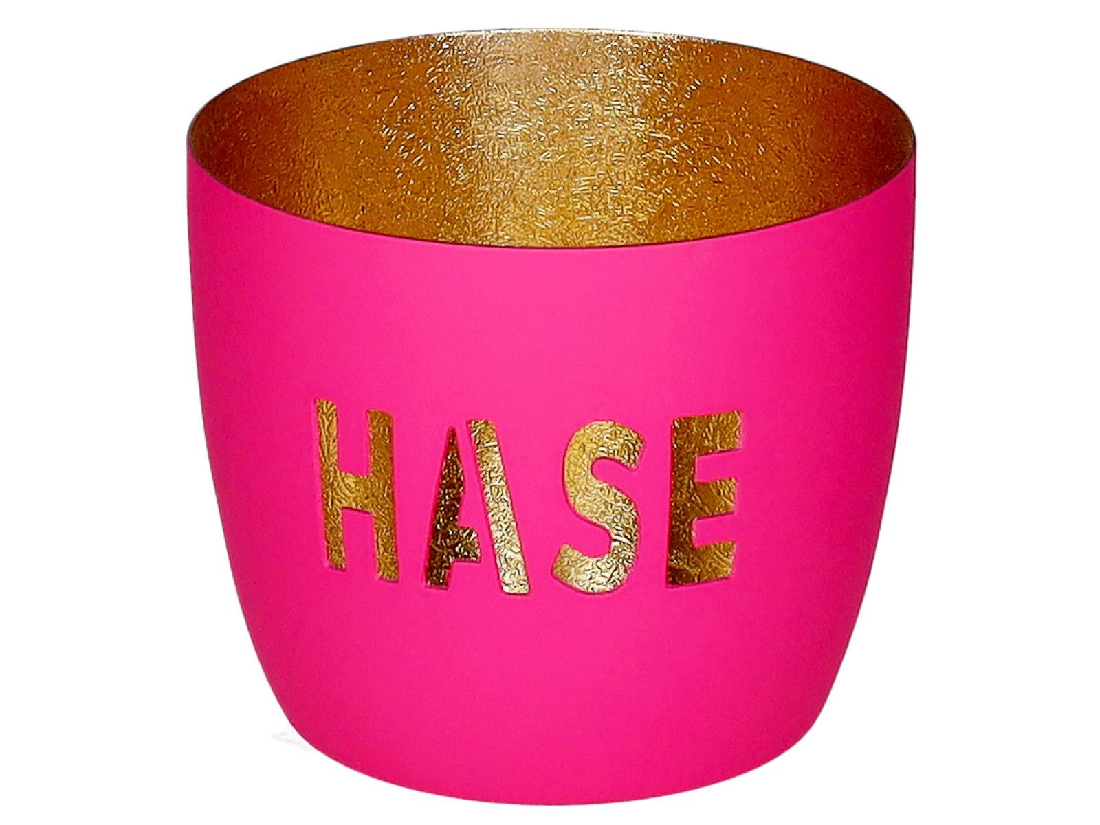 Giftcompany Windlicht Madras Windlicht M Hase hot pink/gold 8,5cm günstig online kaufen