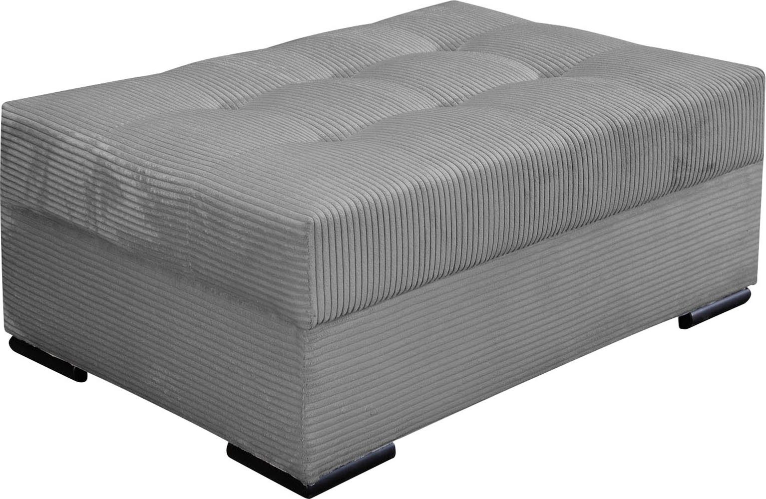 COLLECTION AB Hocker Josy, B: 98 cm, individuell zu kombinieren, Federkern