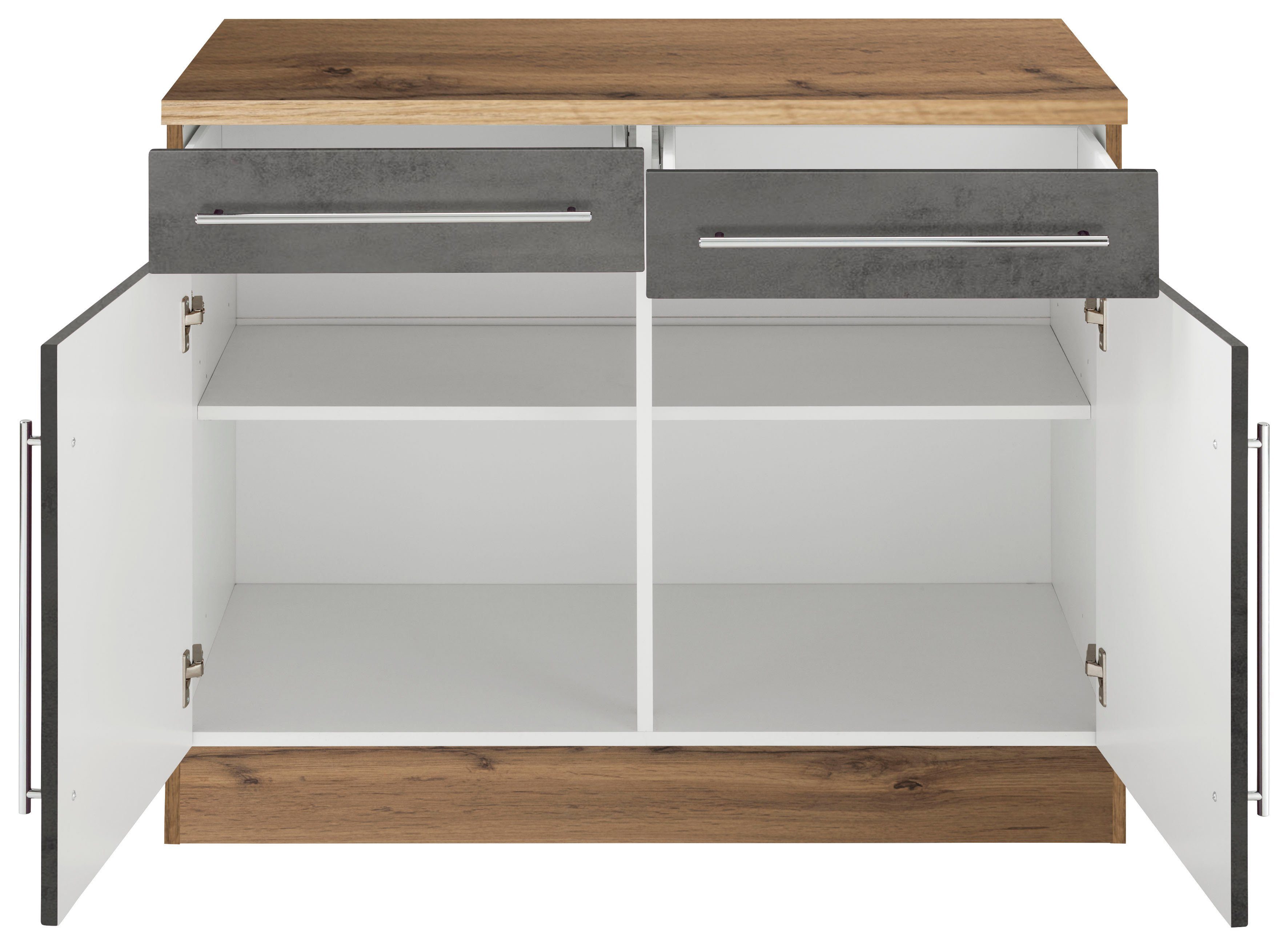 KOCHSTATION Unterschrank KS-Samos 100 cm breit