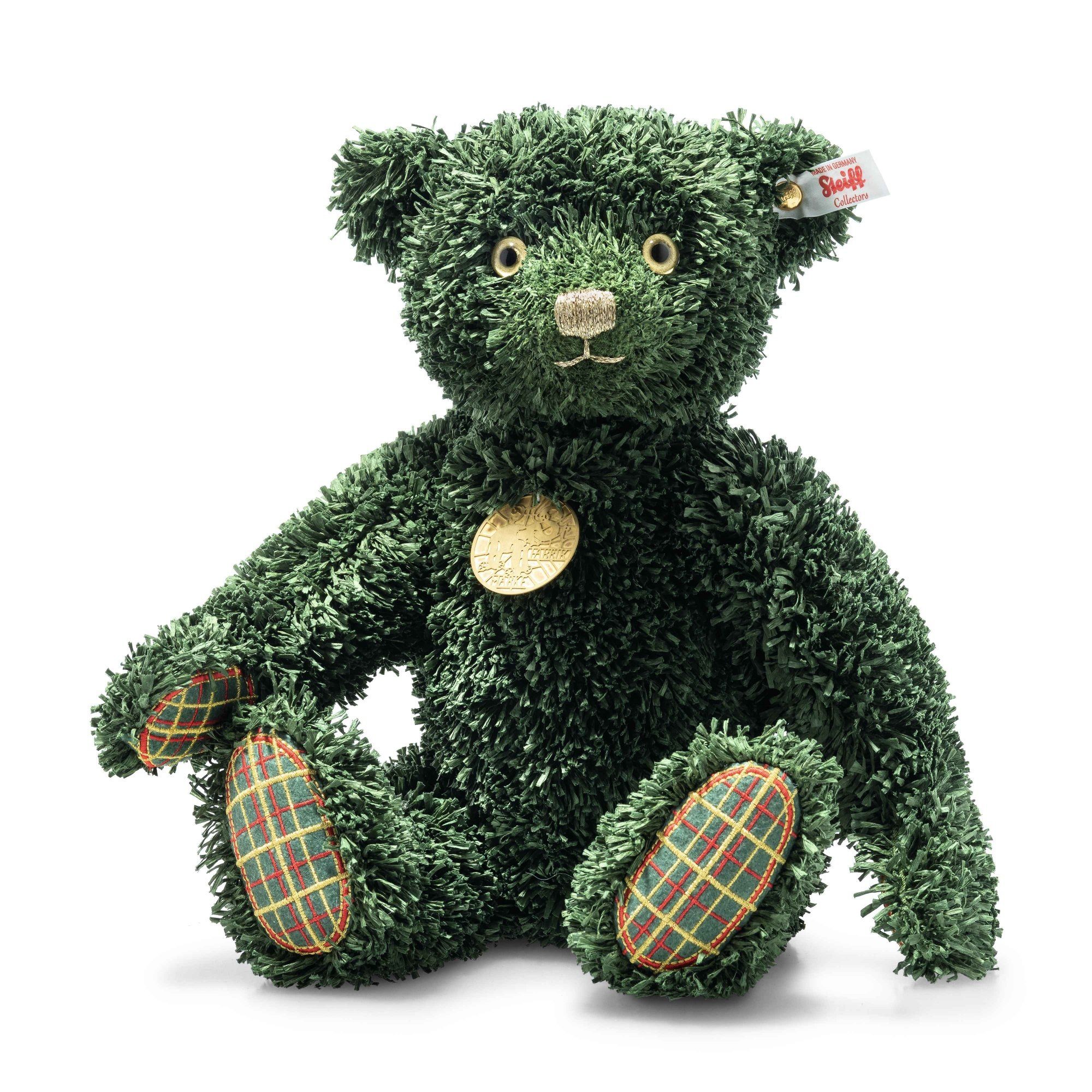 34 Steiff 006036 cm Green Christmas Dekofigur Teddybär