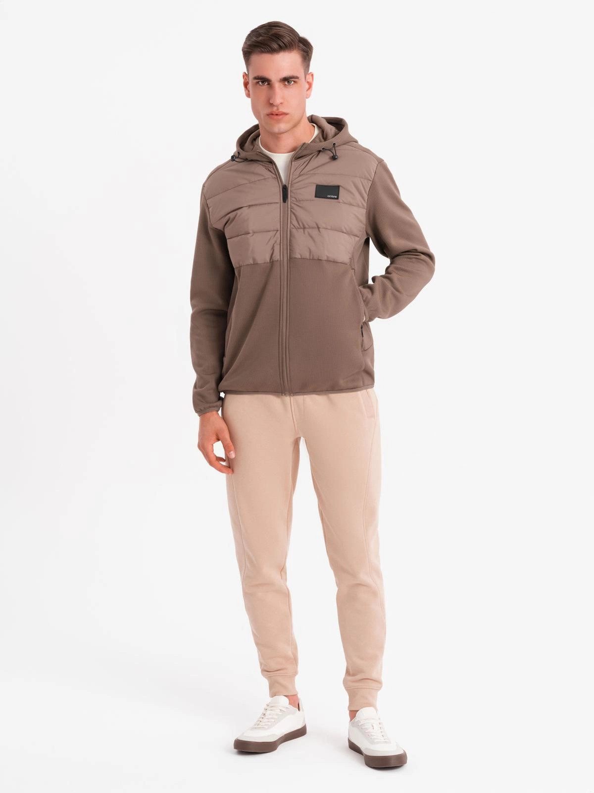 OMBRE Allwetterjacke Leichte Herrenjacke aus Materialkombinationen günstig online kaufen