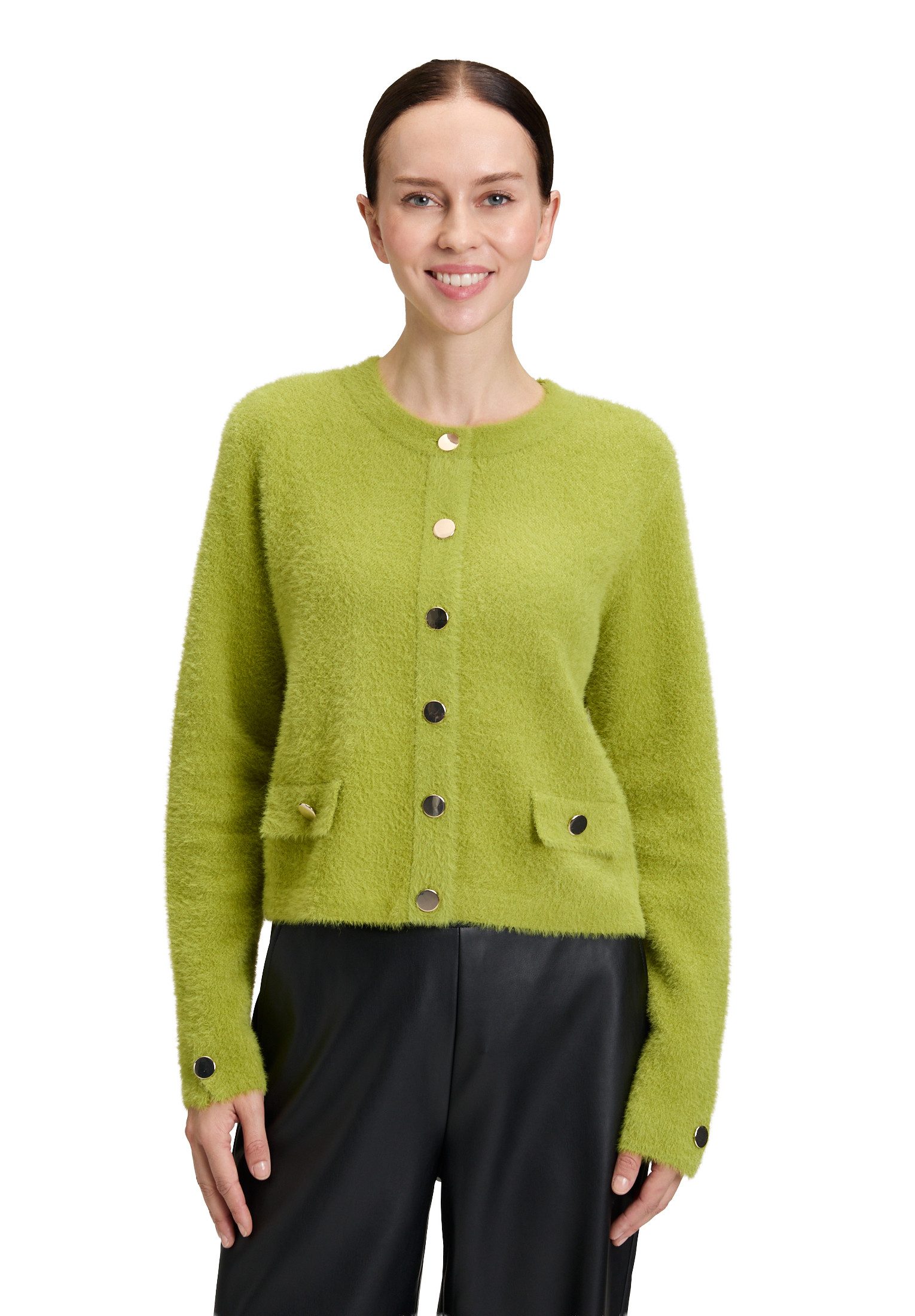 Betty Barclay Strickjacke Damen Casual-Strickjacke mit Knopfleiste (1-tlg)