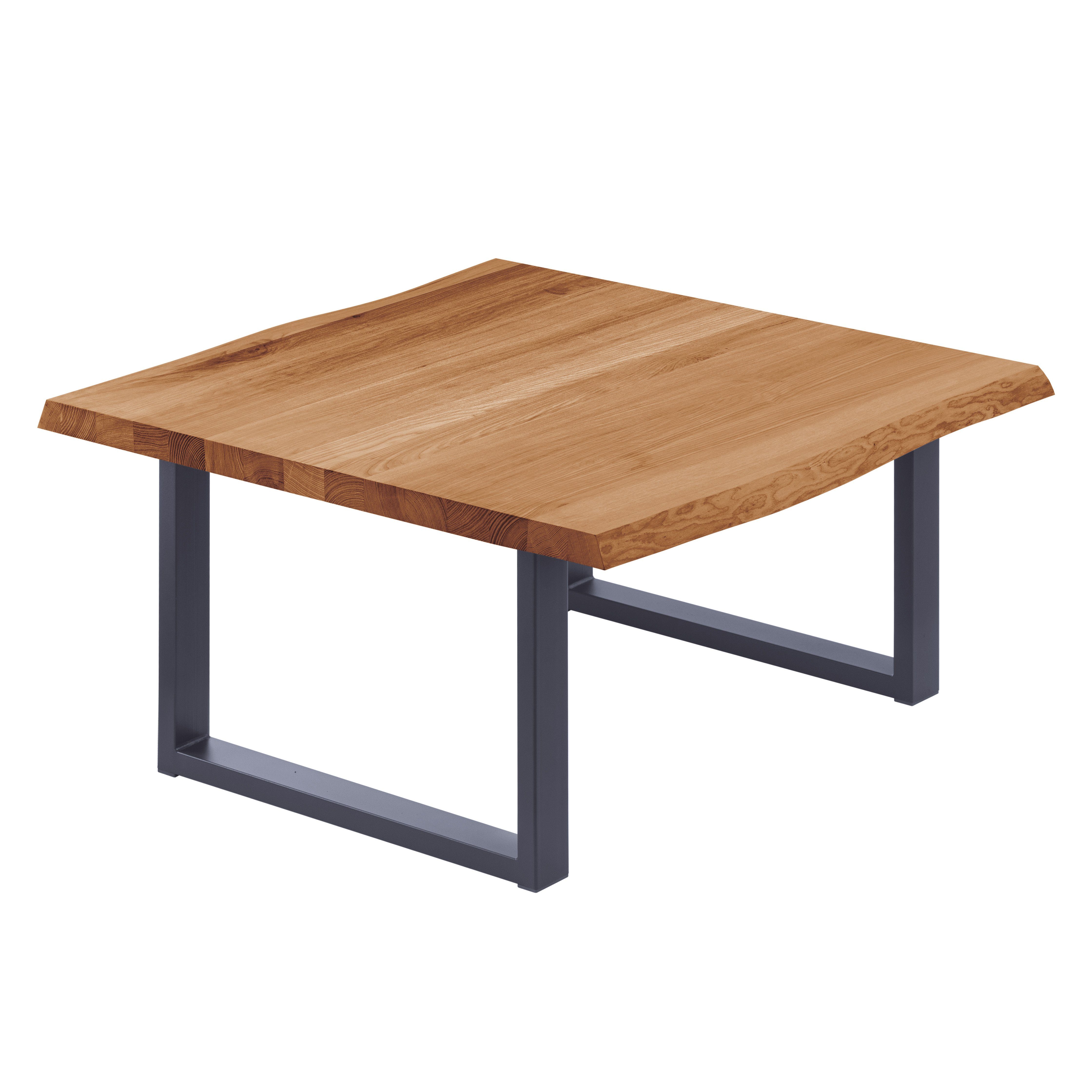 LAMO Manufaktur Baumkantentisch Loft Esstisch Massivholz günstig online kaufen