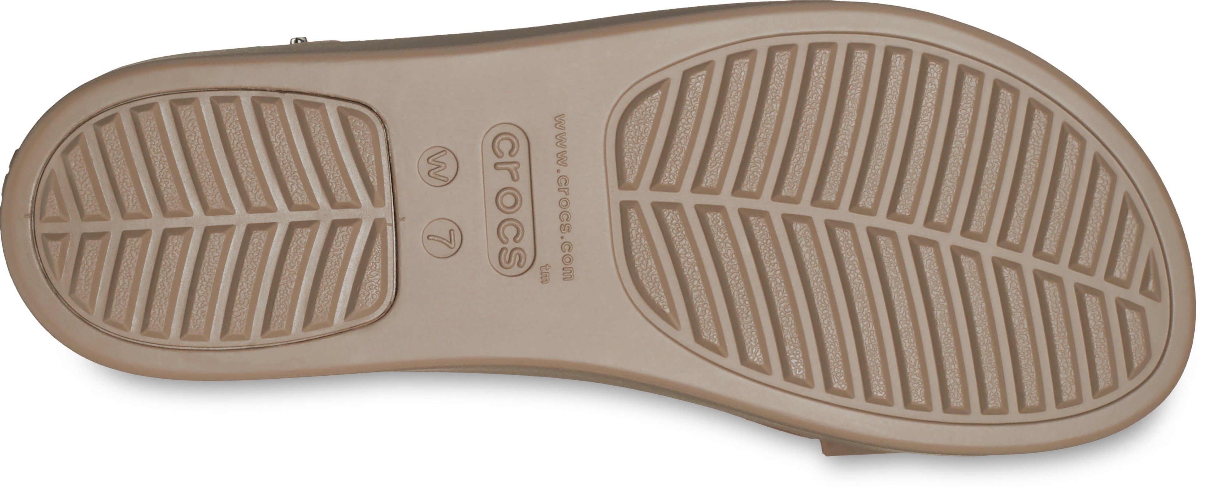 Crocs Brooklyn Low Wedge Keilsandalette, Sommerschuh, Sandale, Keilabsatz, mit modischer Plateausohle