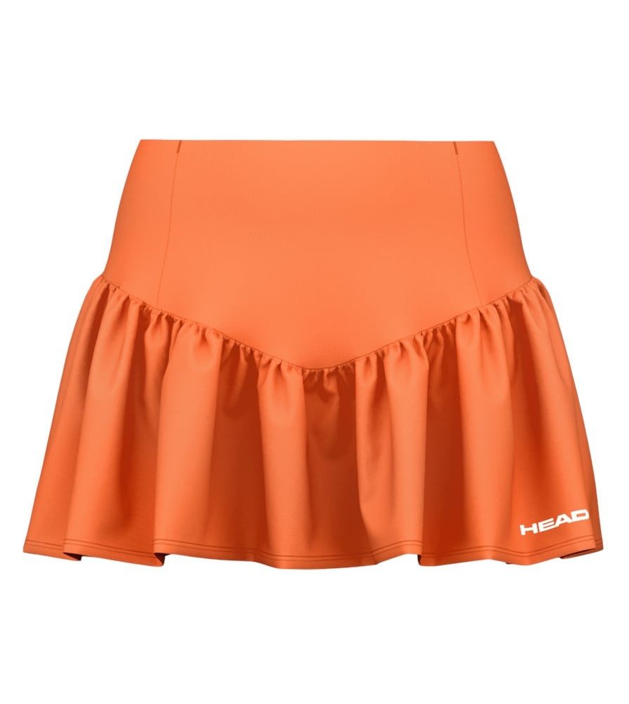 Head Tennisrock Move (hoher Bund) 2025 orange Damen