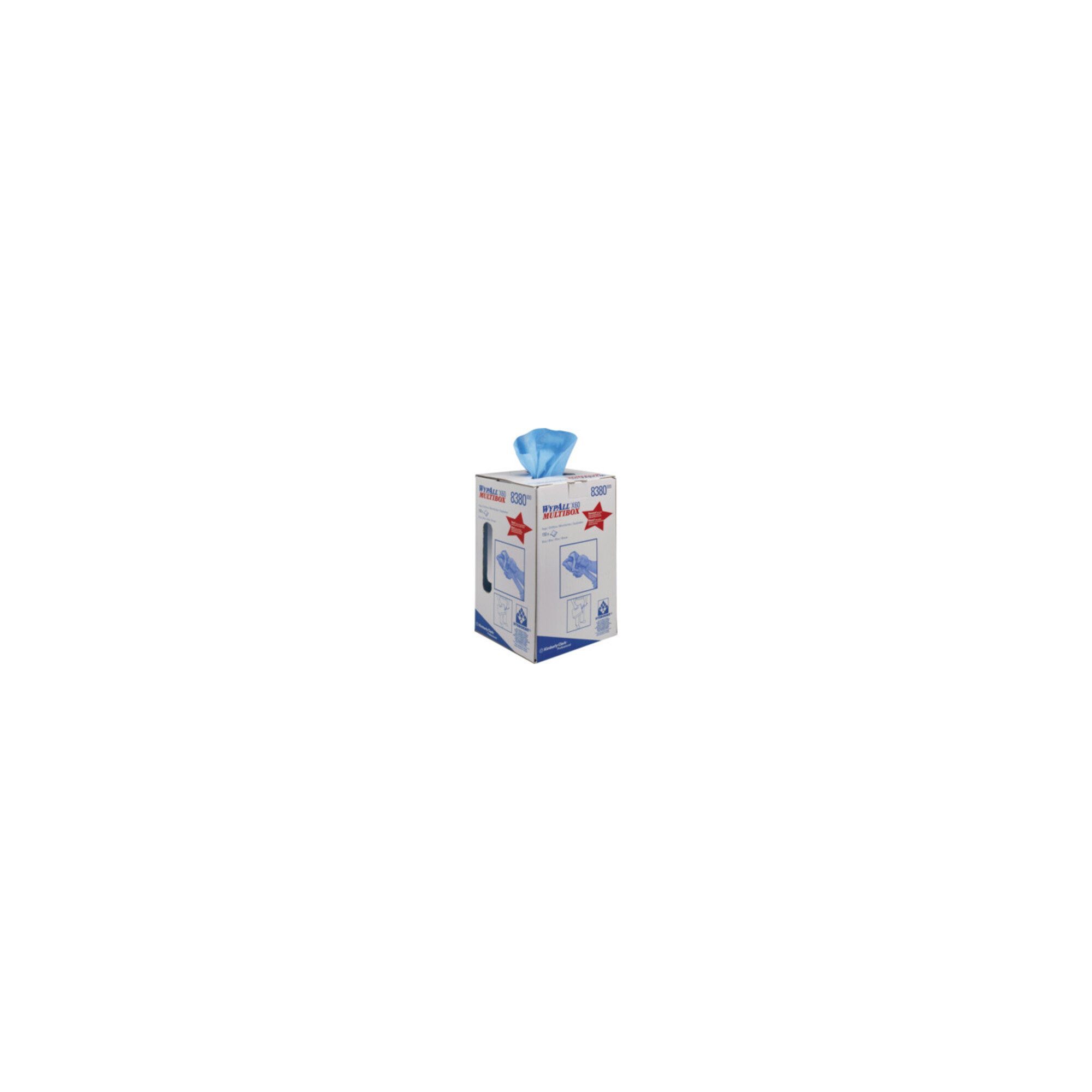 Wypall Reinigungsschwamm WypAll X60 Reinigungstücher, 1 blaue Putzrolle x 150 industrielle