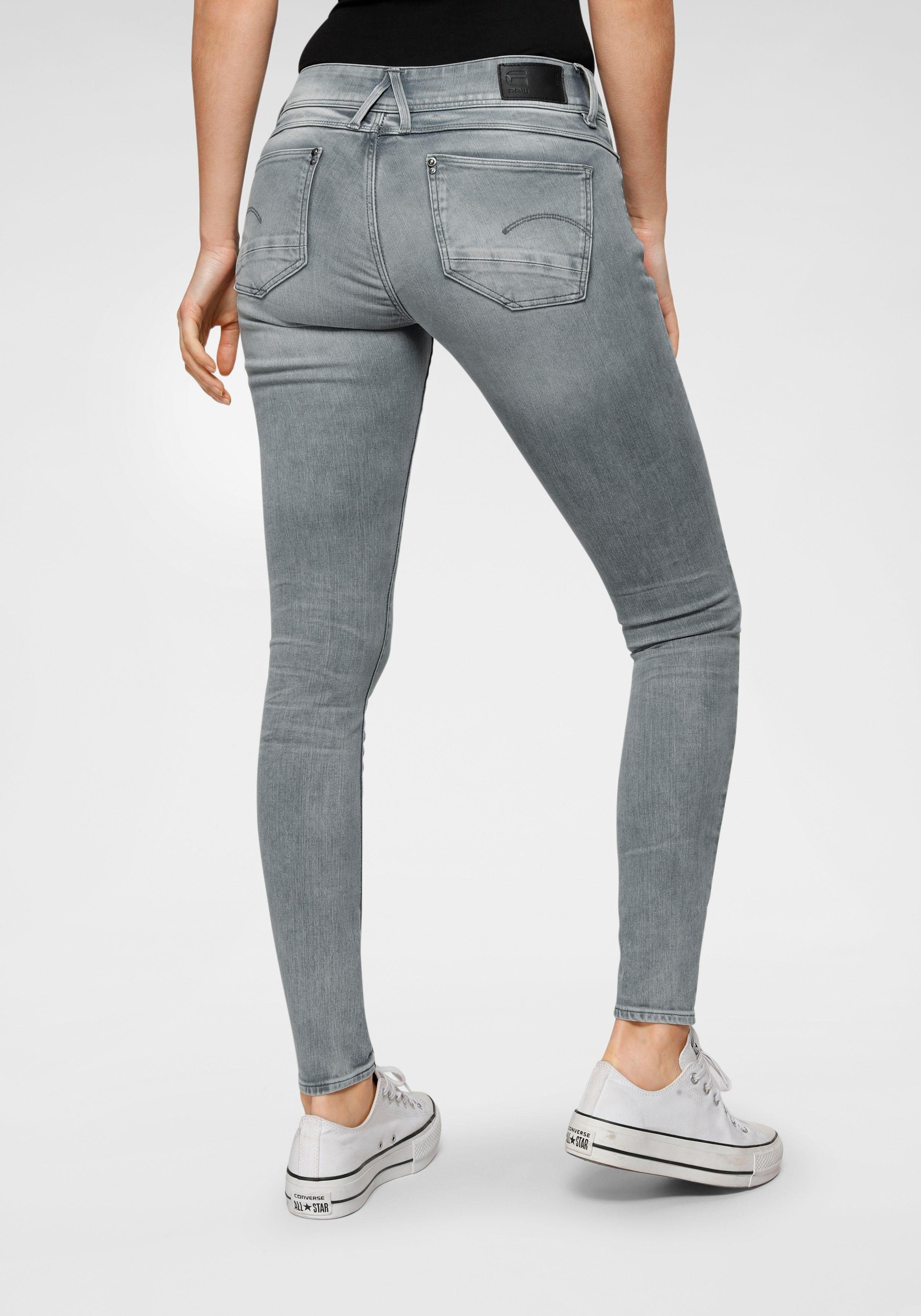G-Star RAW Skinny-fit-Jeans Mid Waist Skinny mit Elasthan-Anteil faded industrial grey