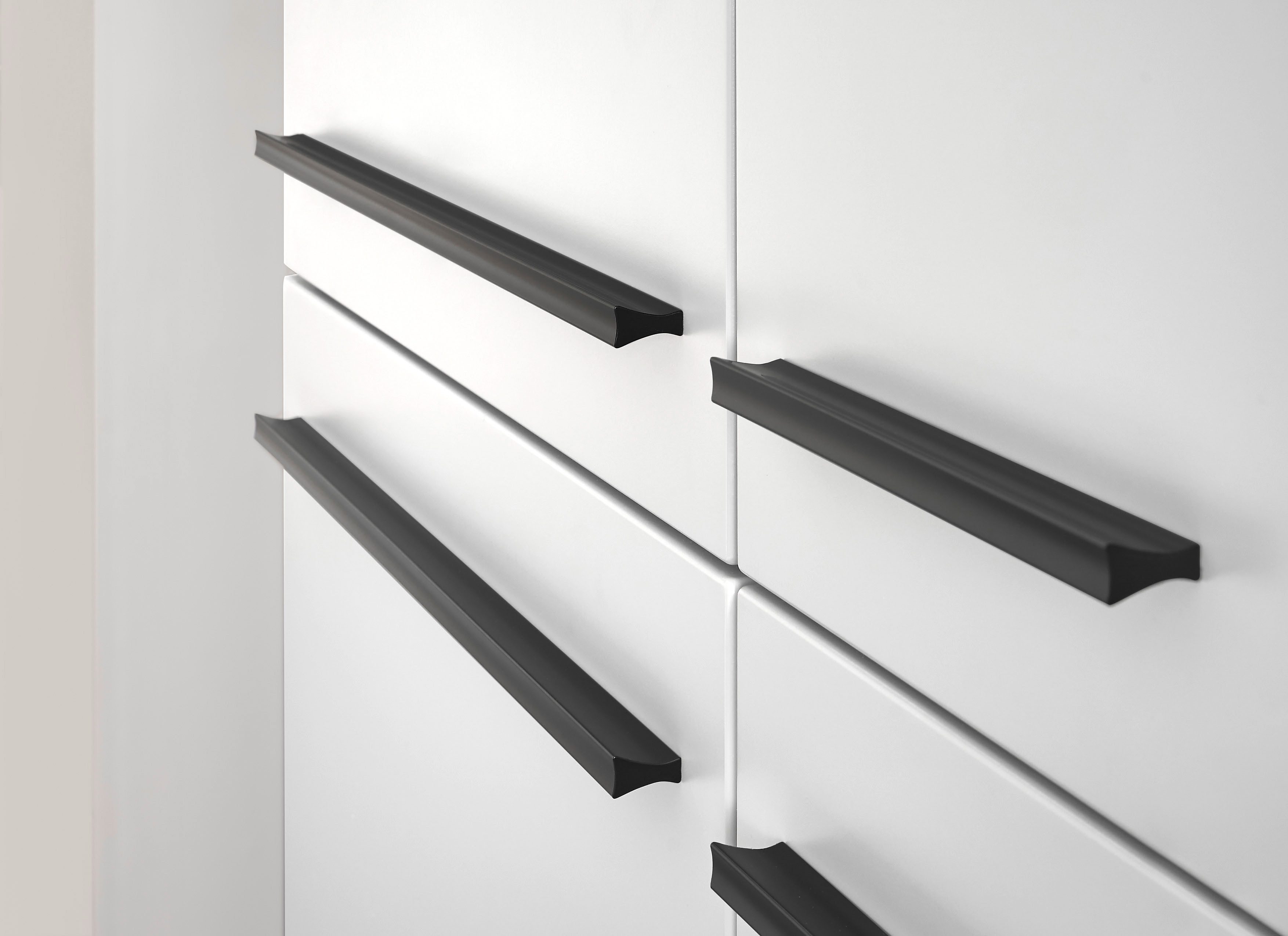 BASIC by Balculina Winkelküche Denver, Küche BxHxT 280/115 x 211 x 60, Breite 280 cm, wahlweise mit E-Geräten und Induktion