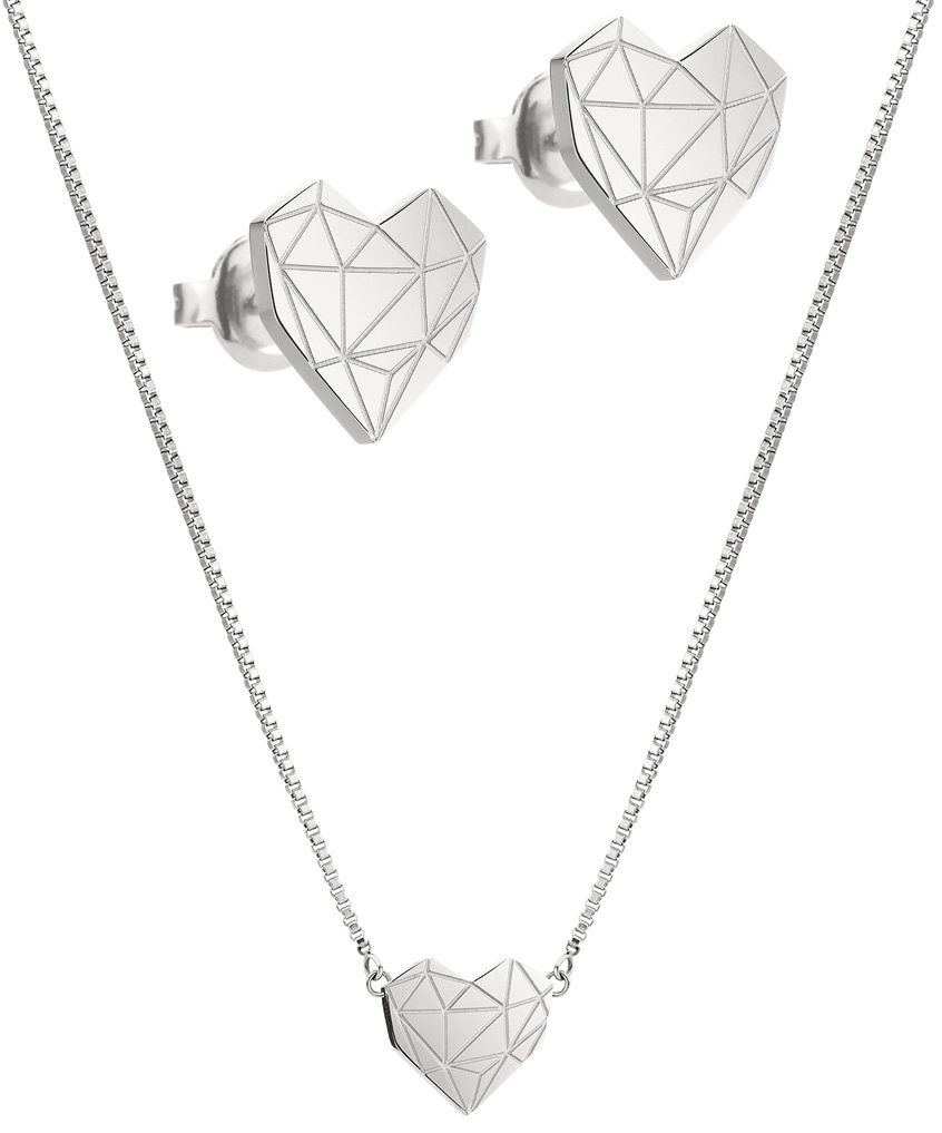 Liebeskind Berlin Schmuckset Broken Heart Edelstahl günstig online kaufen