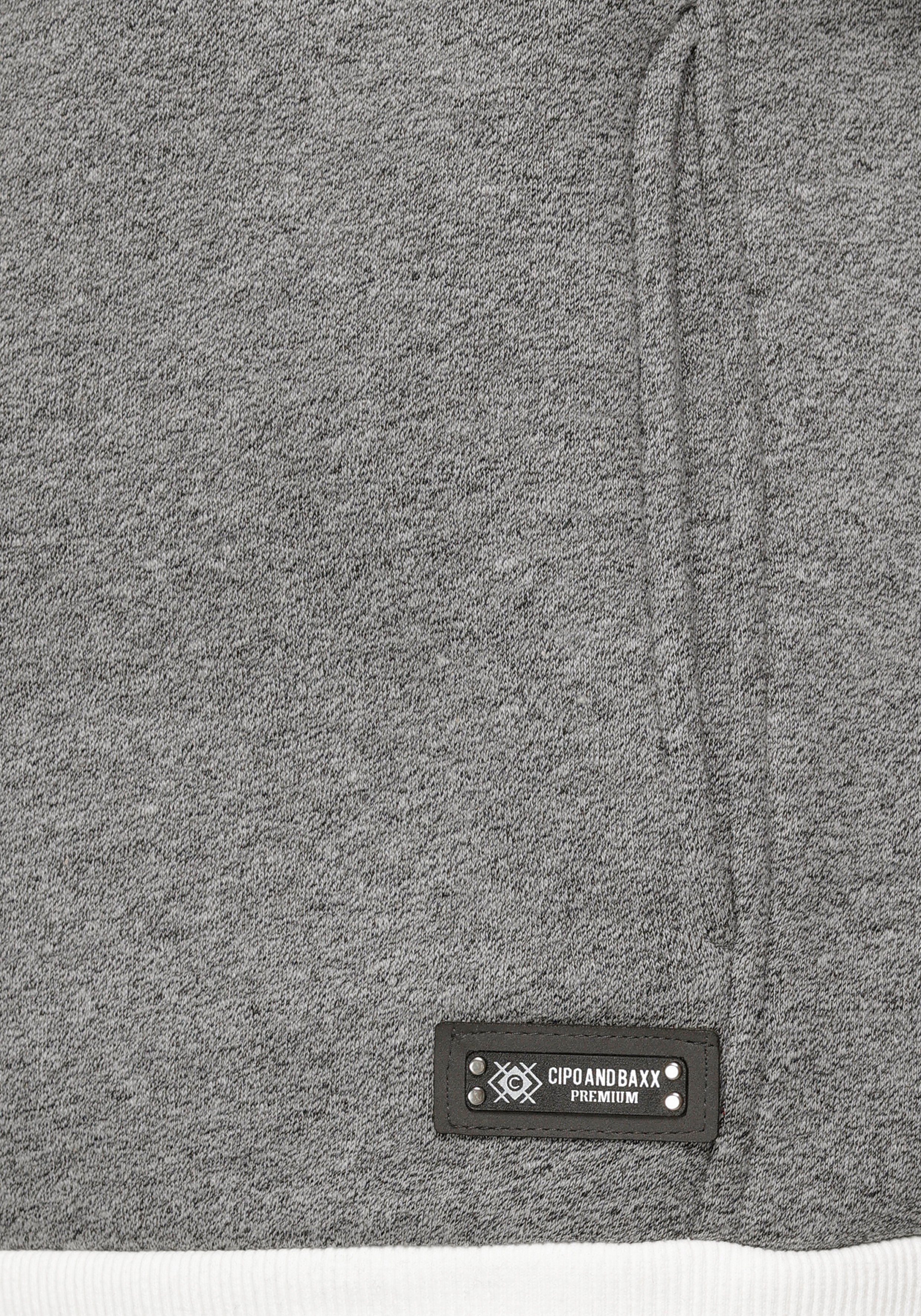 Cipo & Baxx Kapuzensweatshirt Color Blocking