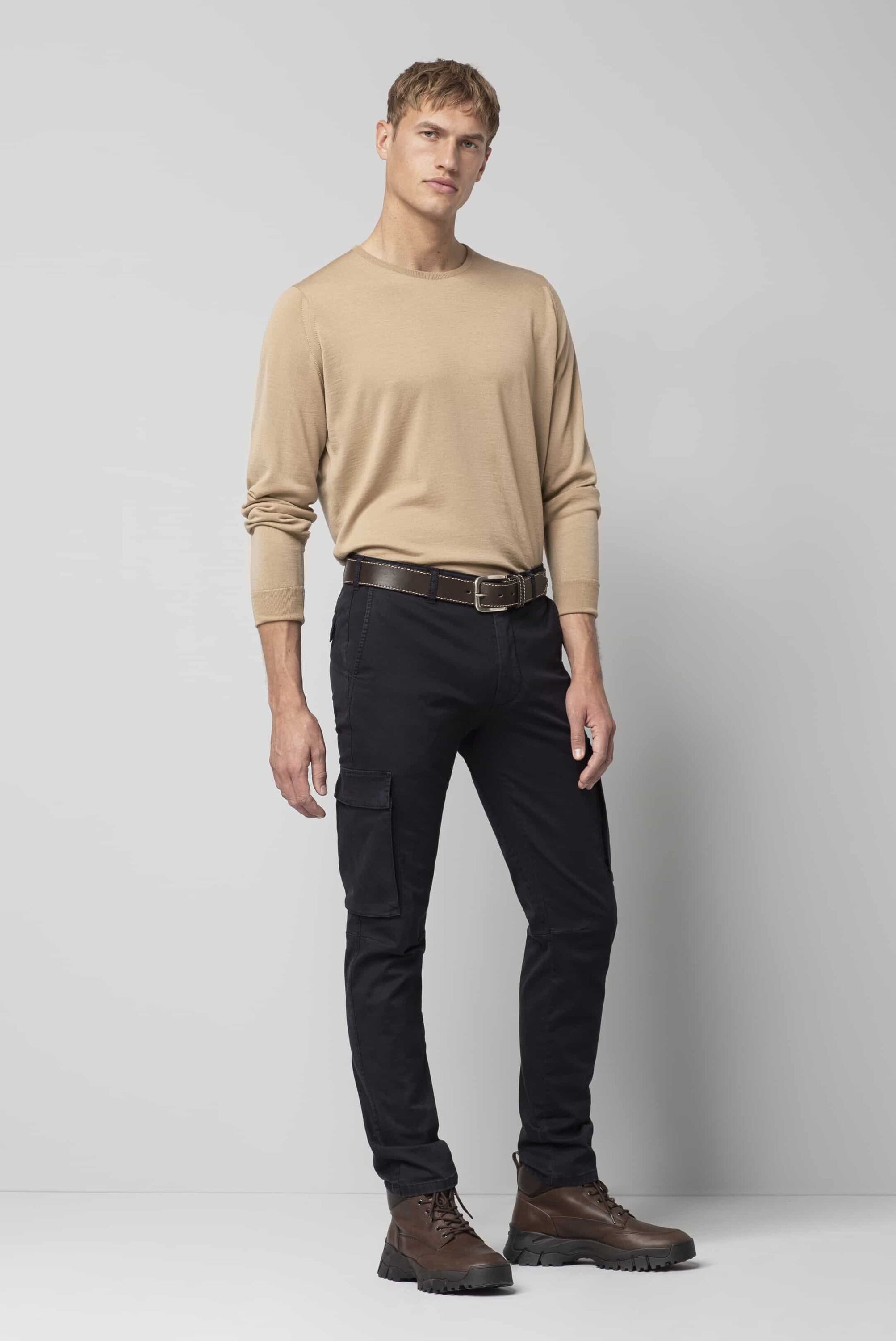 MEYER Cargojeans Cargo-Hose M5 Cargo im unifarbenen Design