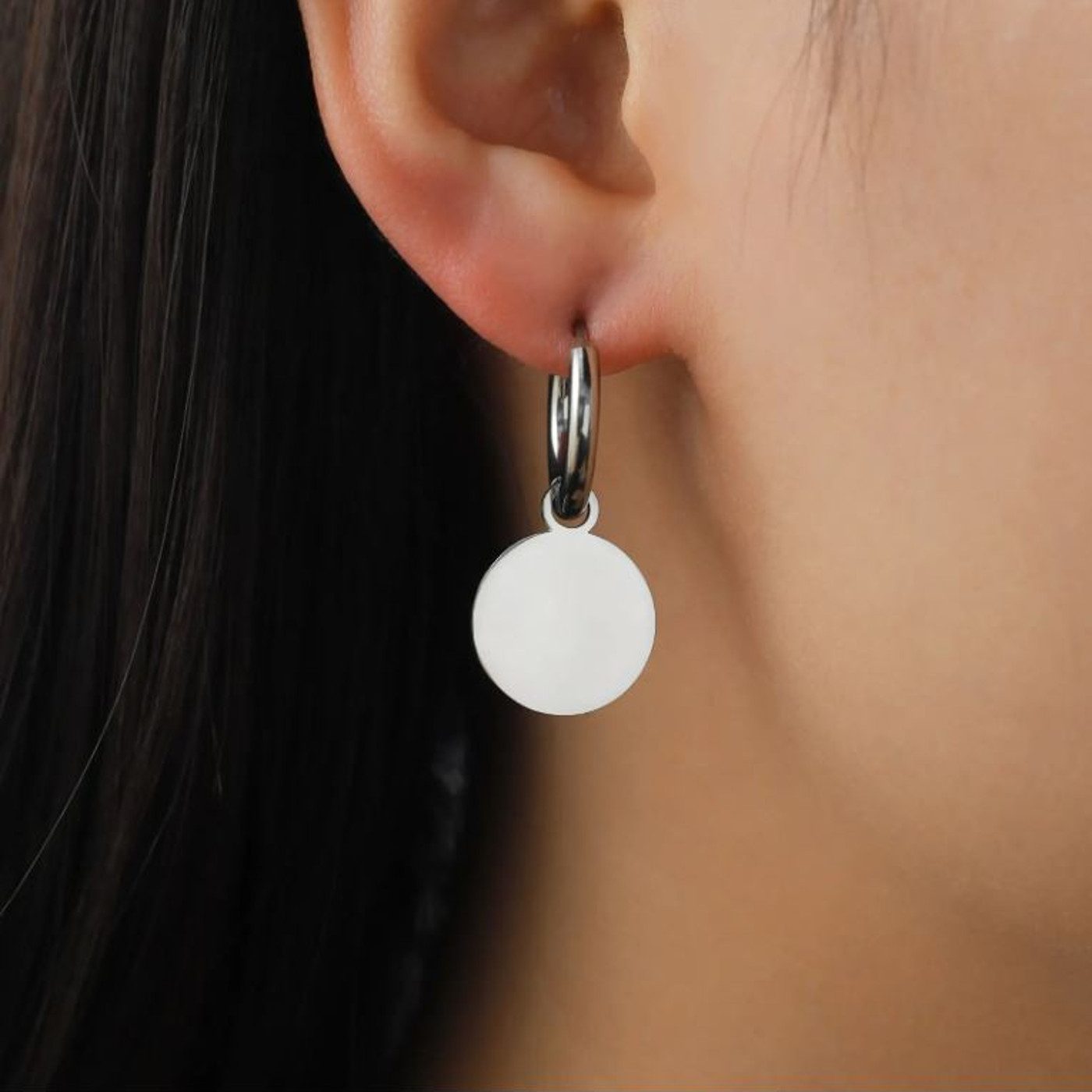 KARMA Ohrhänger-Set Creolen Damen Edelstahl – günstig online kaufen