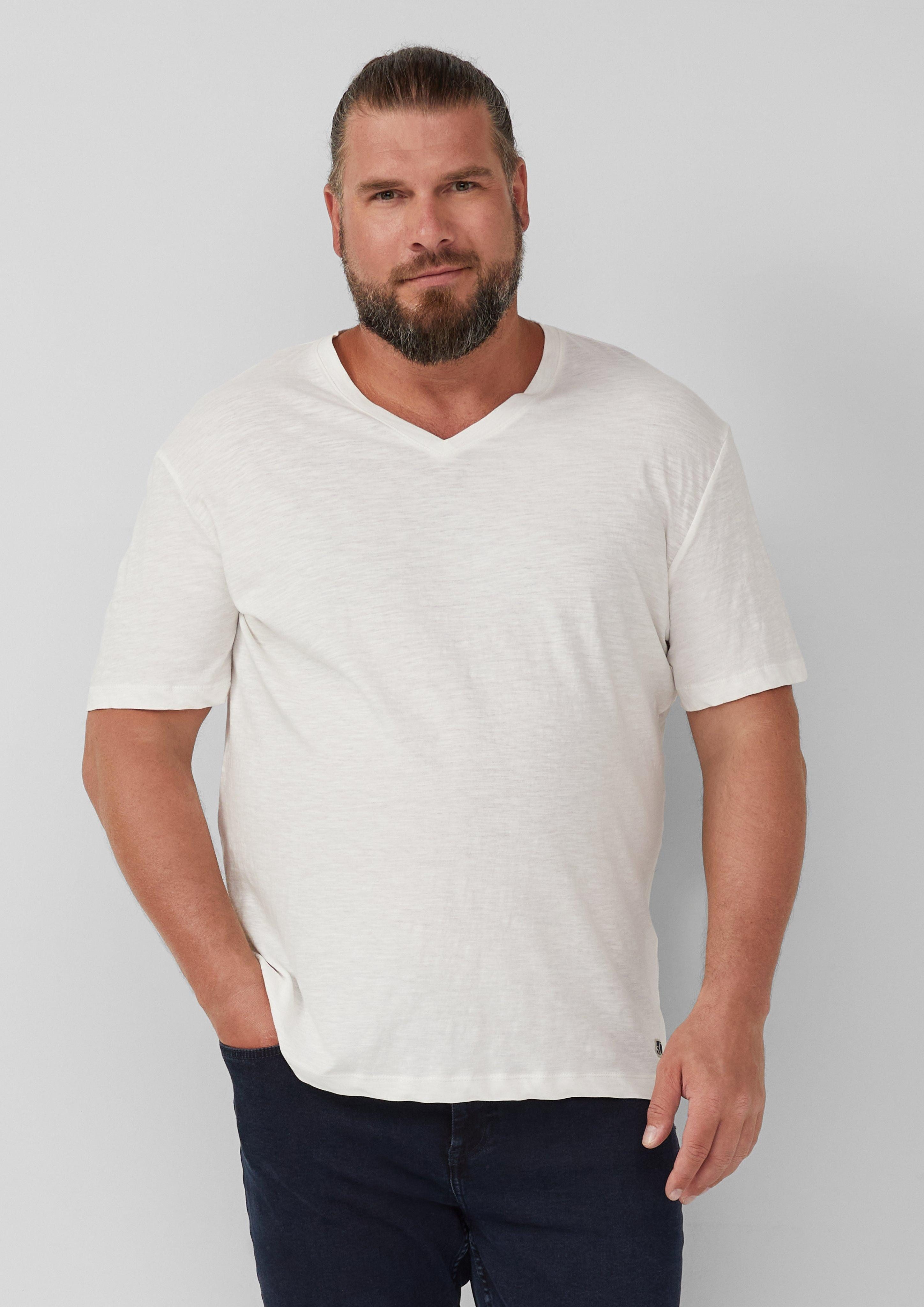 s.Oliver Basic-T-Shirt Farbe dunkelgrau Größe: 5XL günstig online kaufen