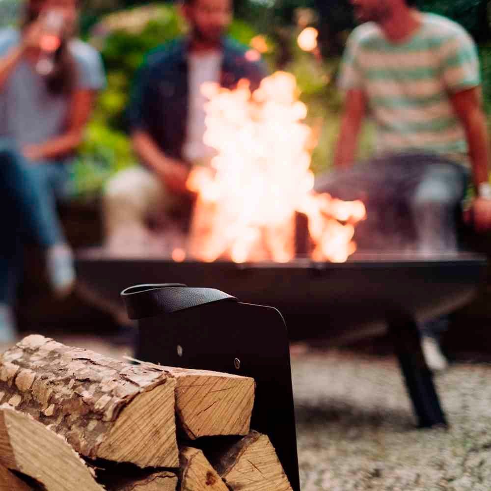 Siena Garden Feuerschale XXL anthrazit Ø 100 cm, (1-St), langlebiges Produkt, Stahl unbehandelt – Bild 2 von 5