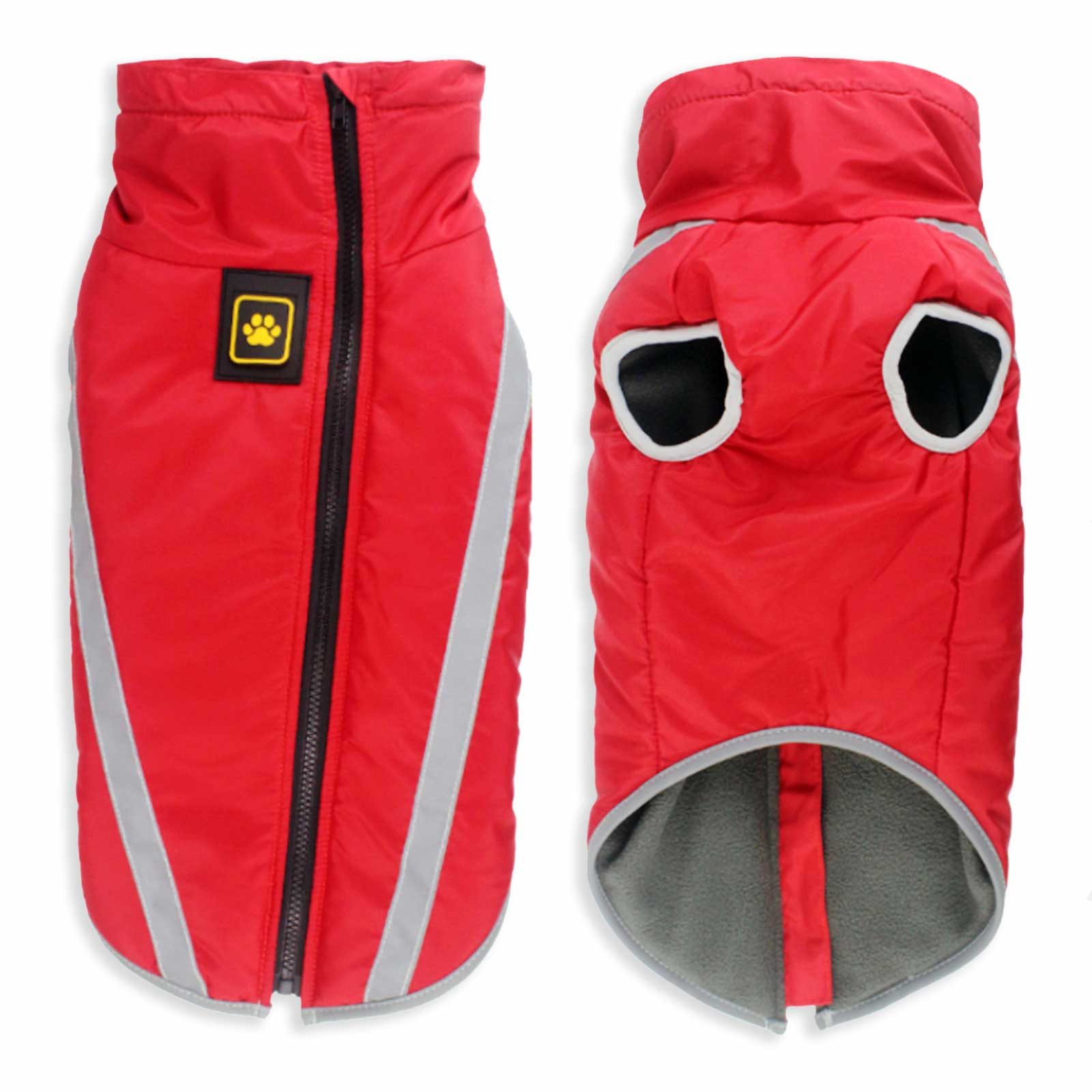 Monkimau Tierjacke Hundejacke - XXL in rot