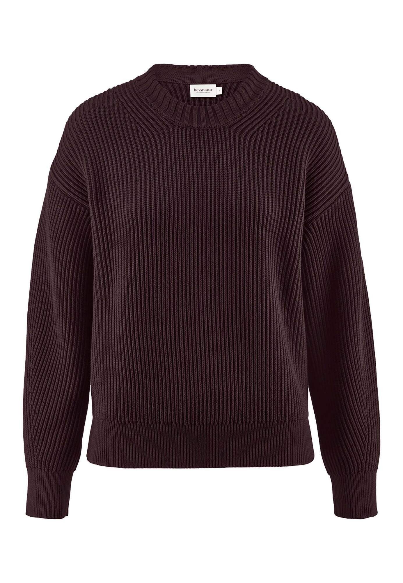 Hessnatur Strickpullover Relaxed aus reiner Bio-Baumwolle (1-tlg) günstig online kaufen