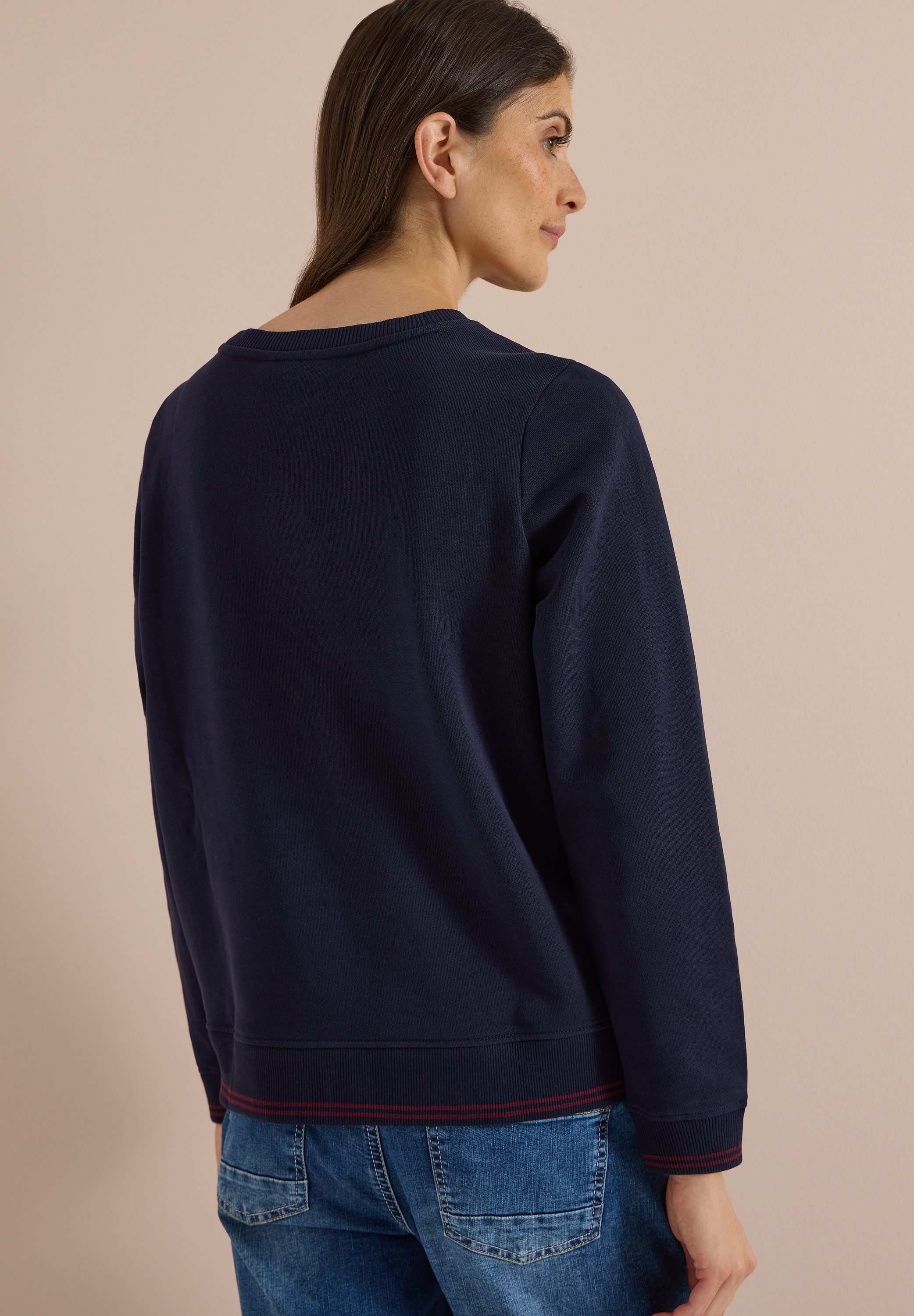 CECIL Sweater mit Rundhals und Stickerei – Bild 4 von 5