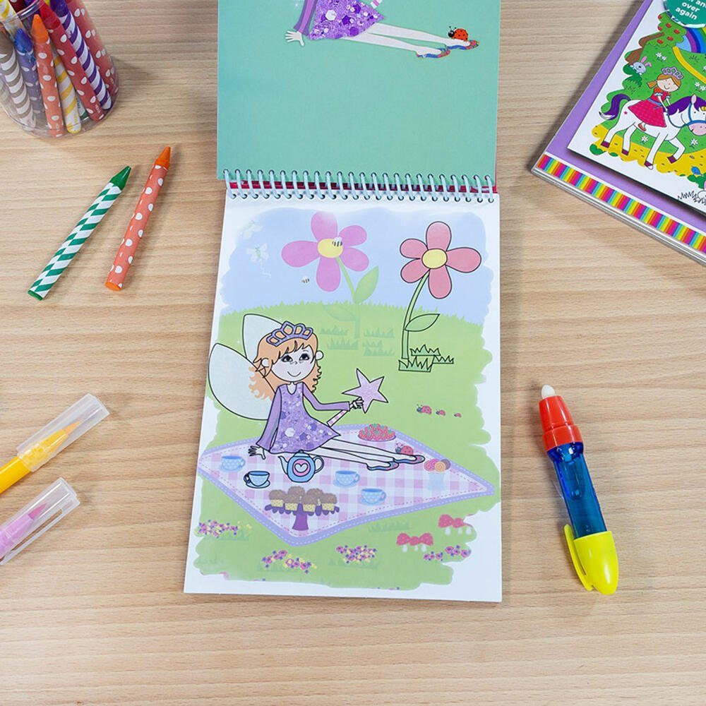 Jumbo Spiele Malvorlage GALT Water Magic Feen