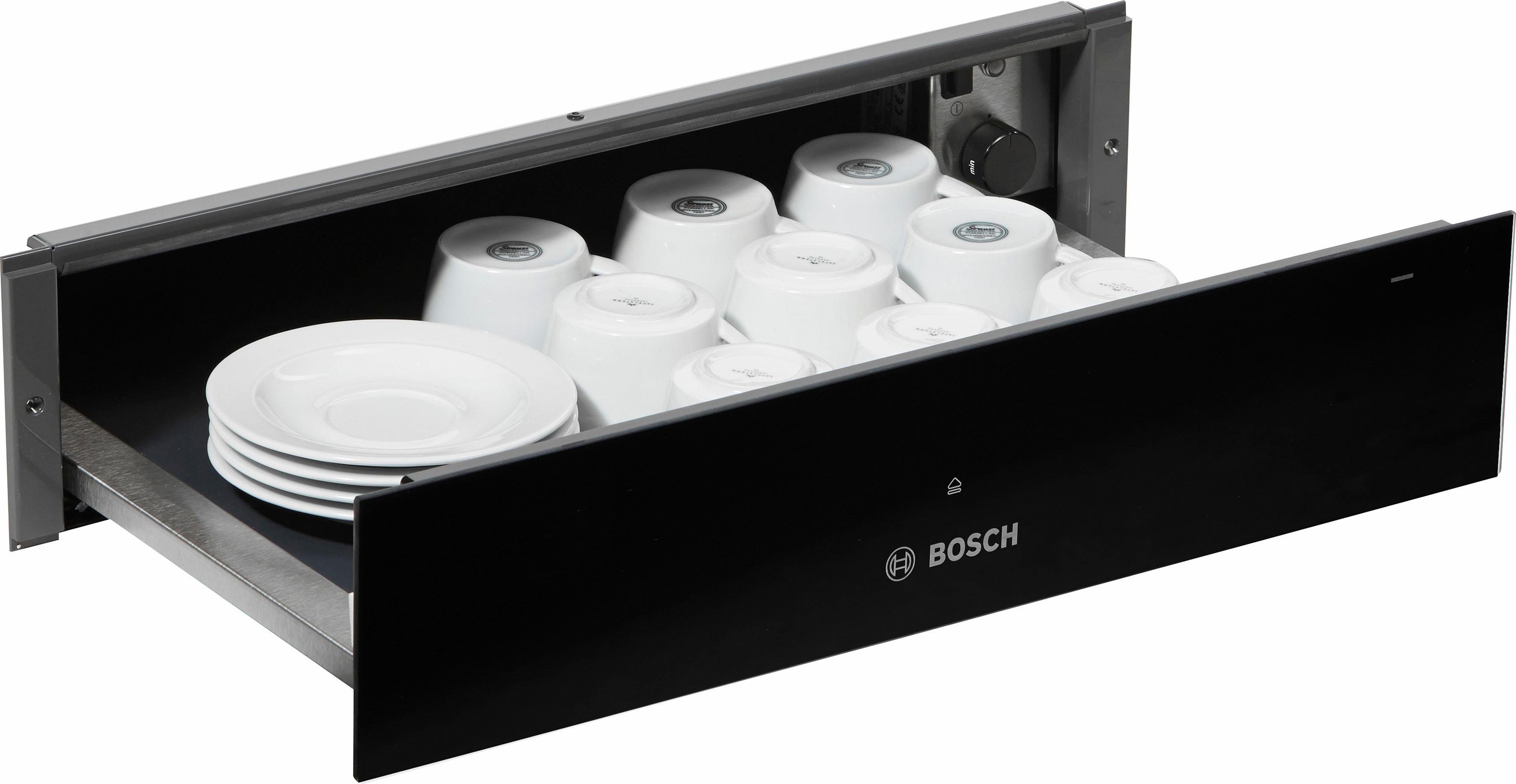 BOSCH Einbau-Wärmeschublade BIC510NB0, Push-Pull-Mechanismus & stufenlose Temperaturregelung