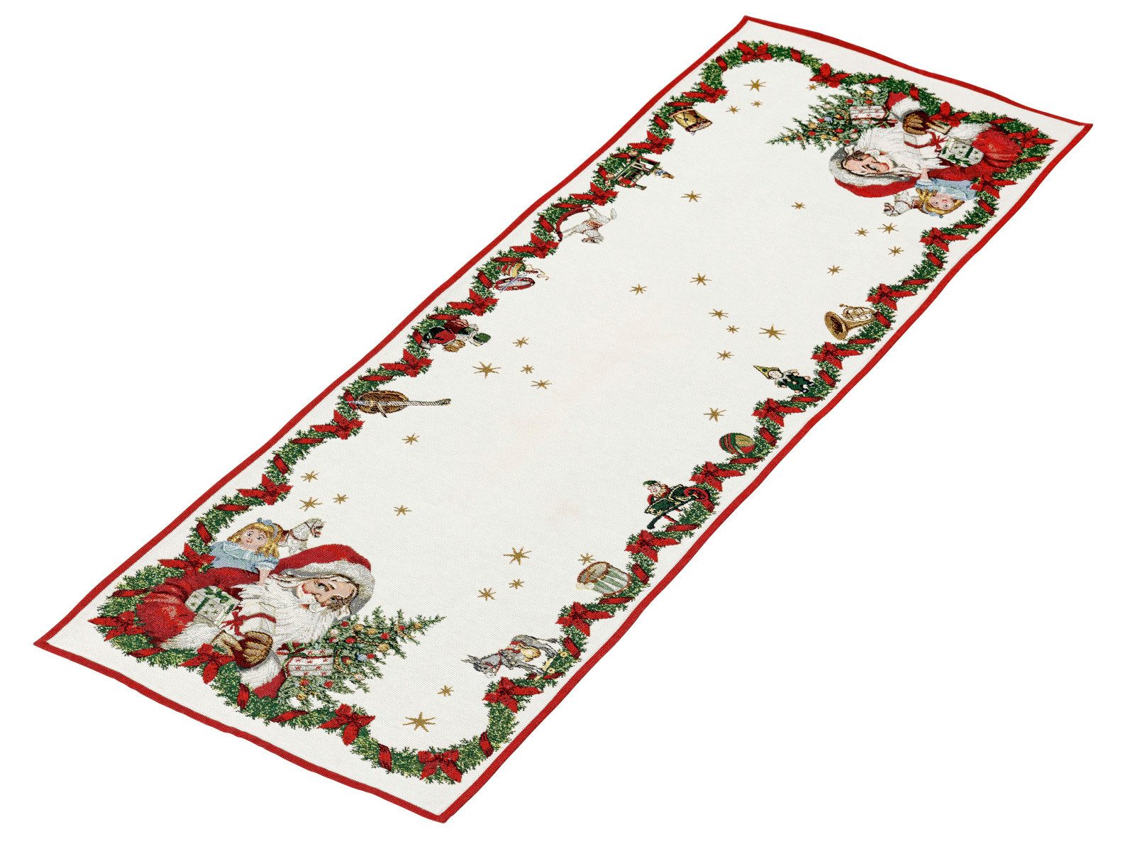 Villeroy & Boch Tischläufer Toy's Fantasy Gobelin Laeufer XL Santa 49x143cm günstig online kaufen