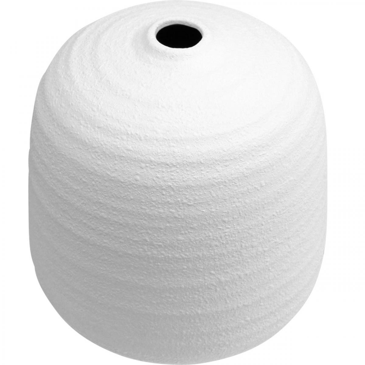 Florists Products Übertopf Elegante Keramik Blumenvase Weiß, Deko-Vase Ø22cm H22,5cm für
