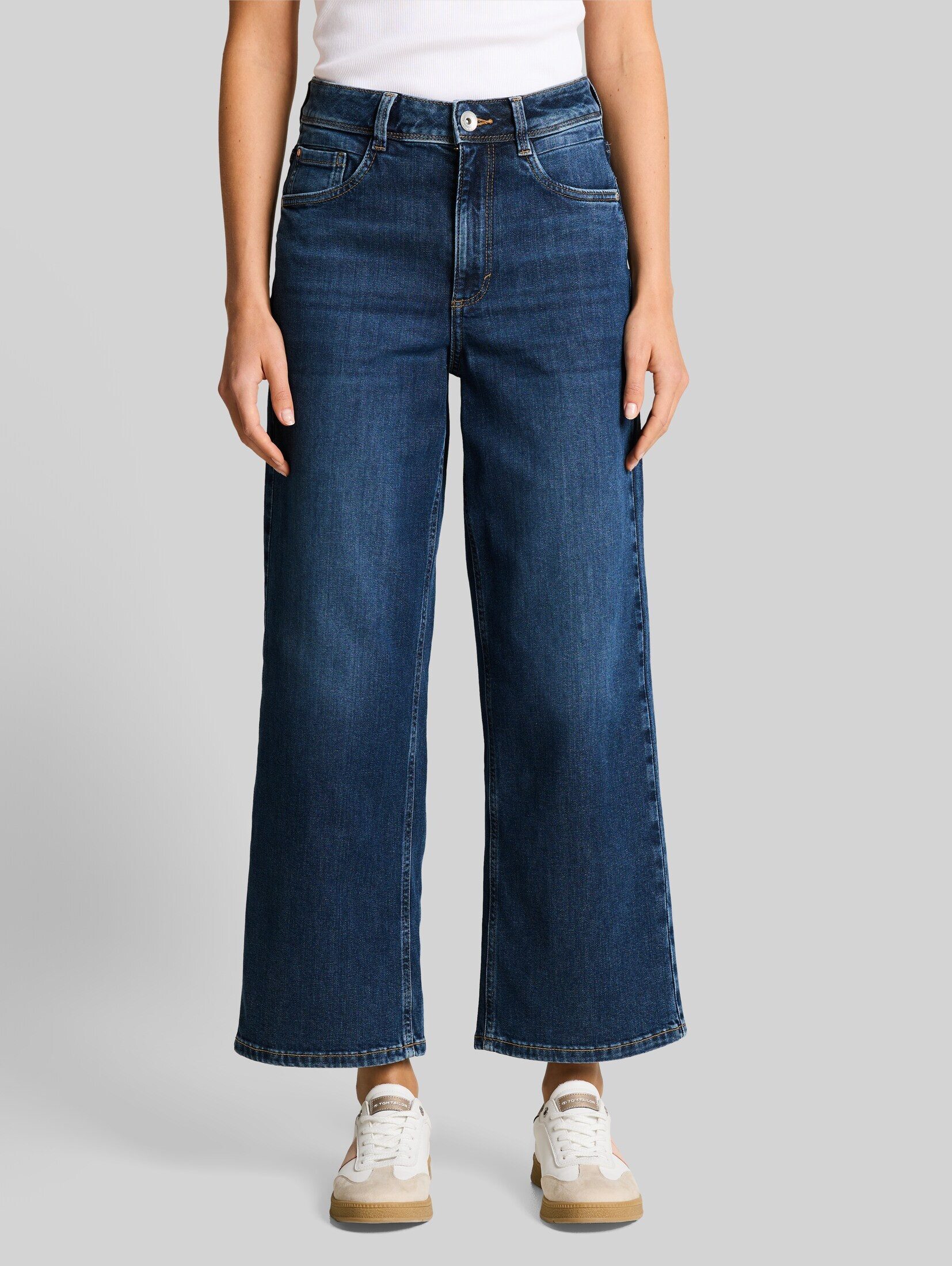 TOM TAILOR 7/8-Jeans Jeanshosen TTNELMA CULOTTE Jeans
