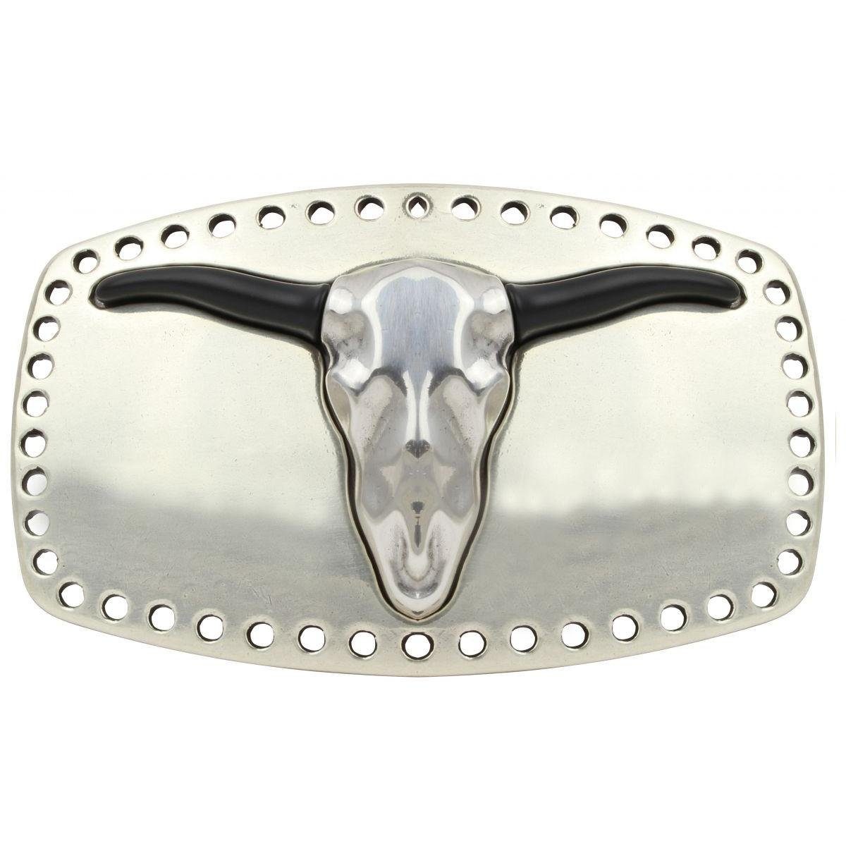 Gürtelschnalle Boss Bull 4,0 cm - Buckle Gürtelschließe Reitaccessoires 40mm - für Re