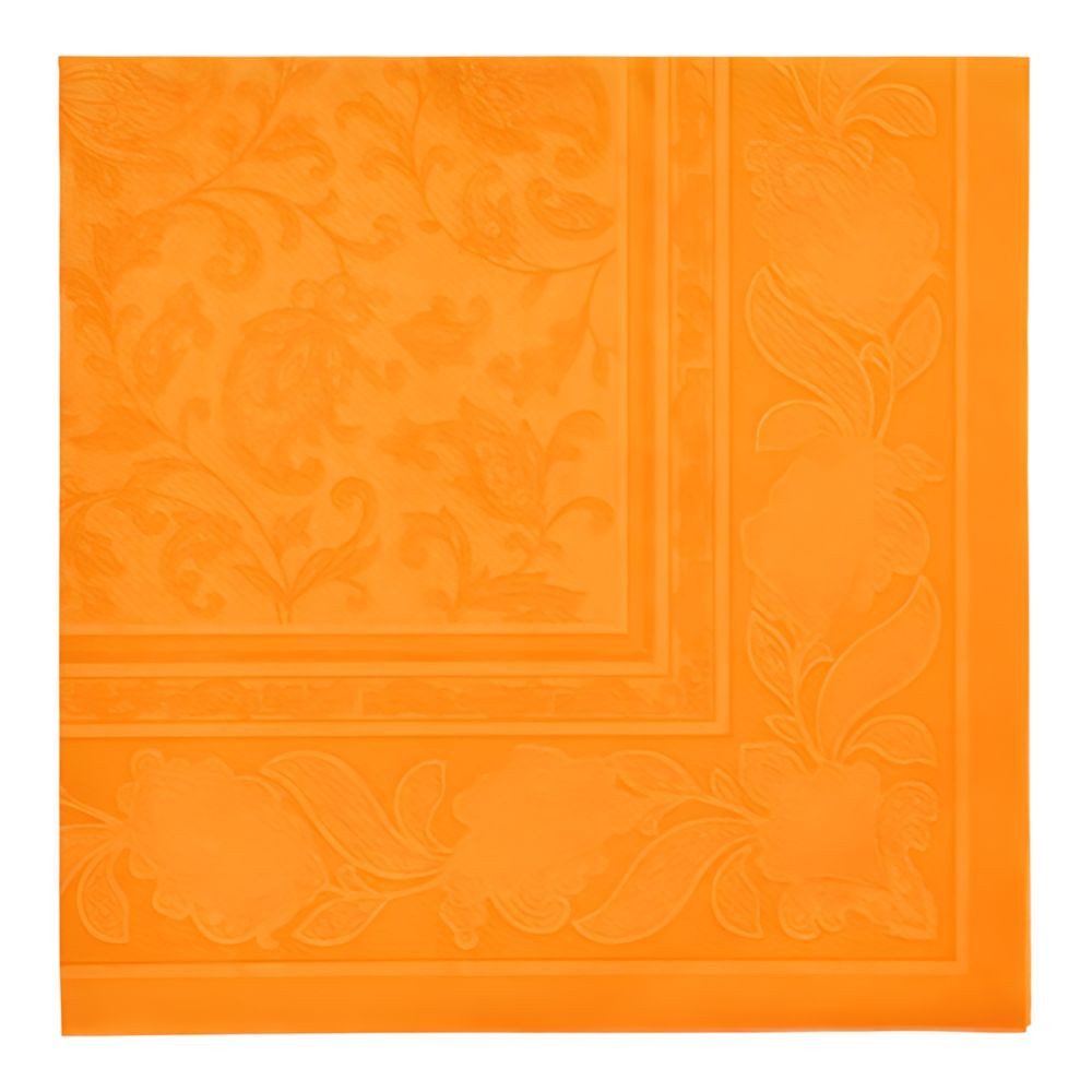 PAPSTAR Papierserviette 20 x ROYAL Collection 1/4-Falz 40 cm x 40 cm orange Ornaments