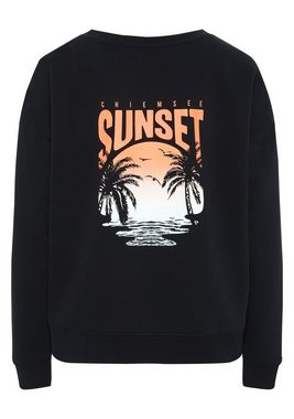 Chiemsee Sweatshirt Sweater mit Logo- und Sunset-Motiv 1