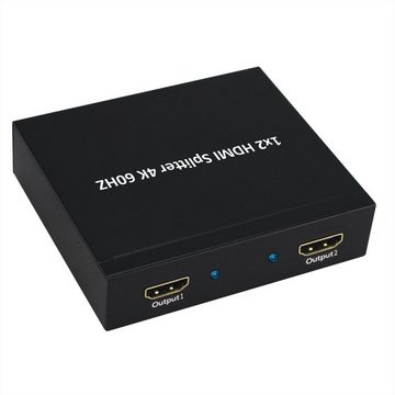 VALUE 4K HDMI Video-Splitter, 2-fach Audio- & Video-Adapter