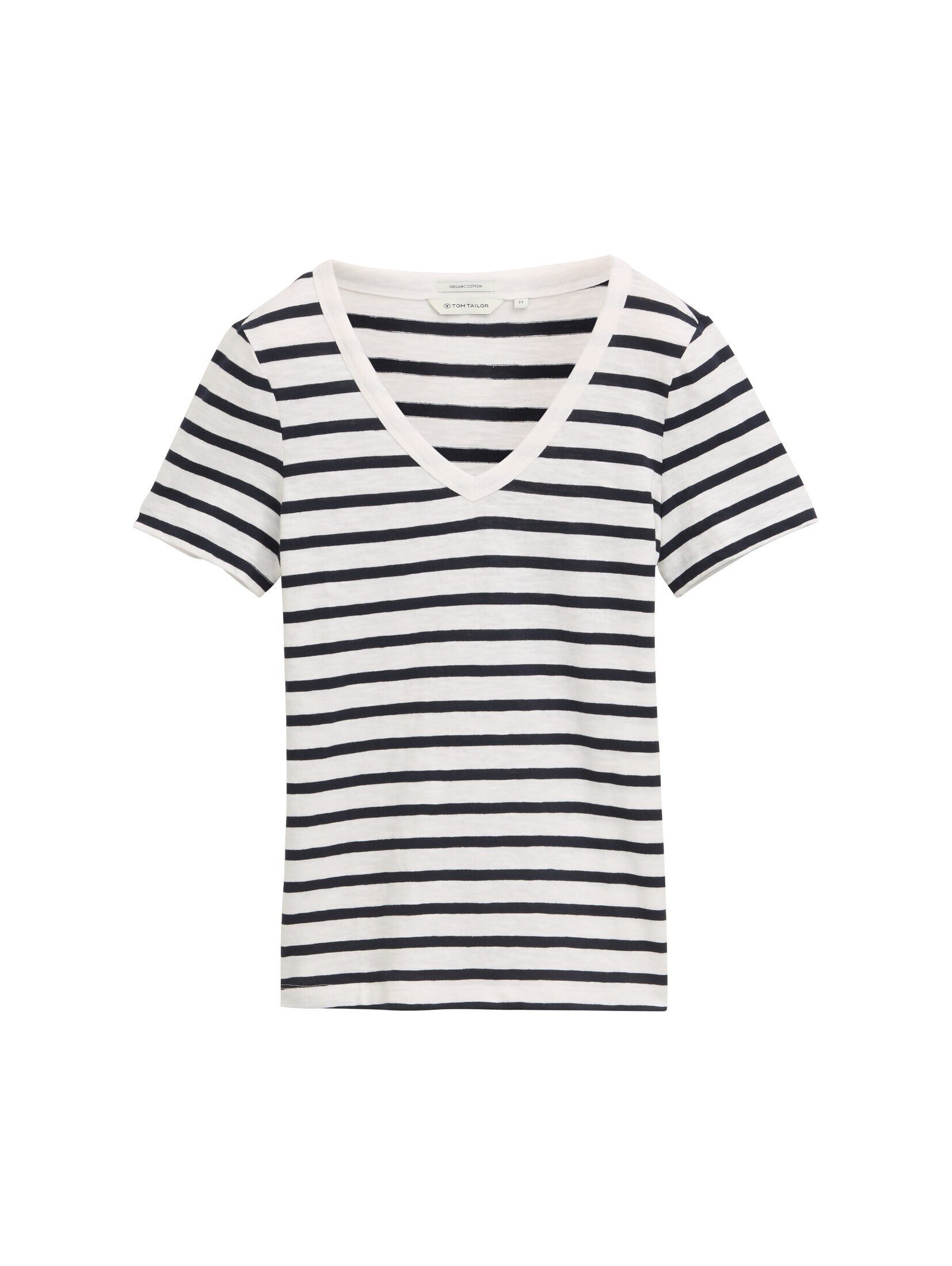 TOM TAILOR T-Shirt T-Shirt mit V-Ausschnitt günstig online kaufen