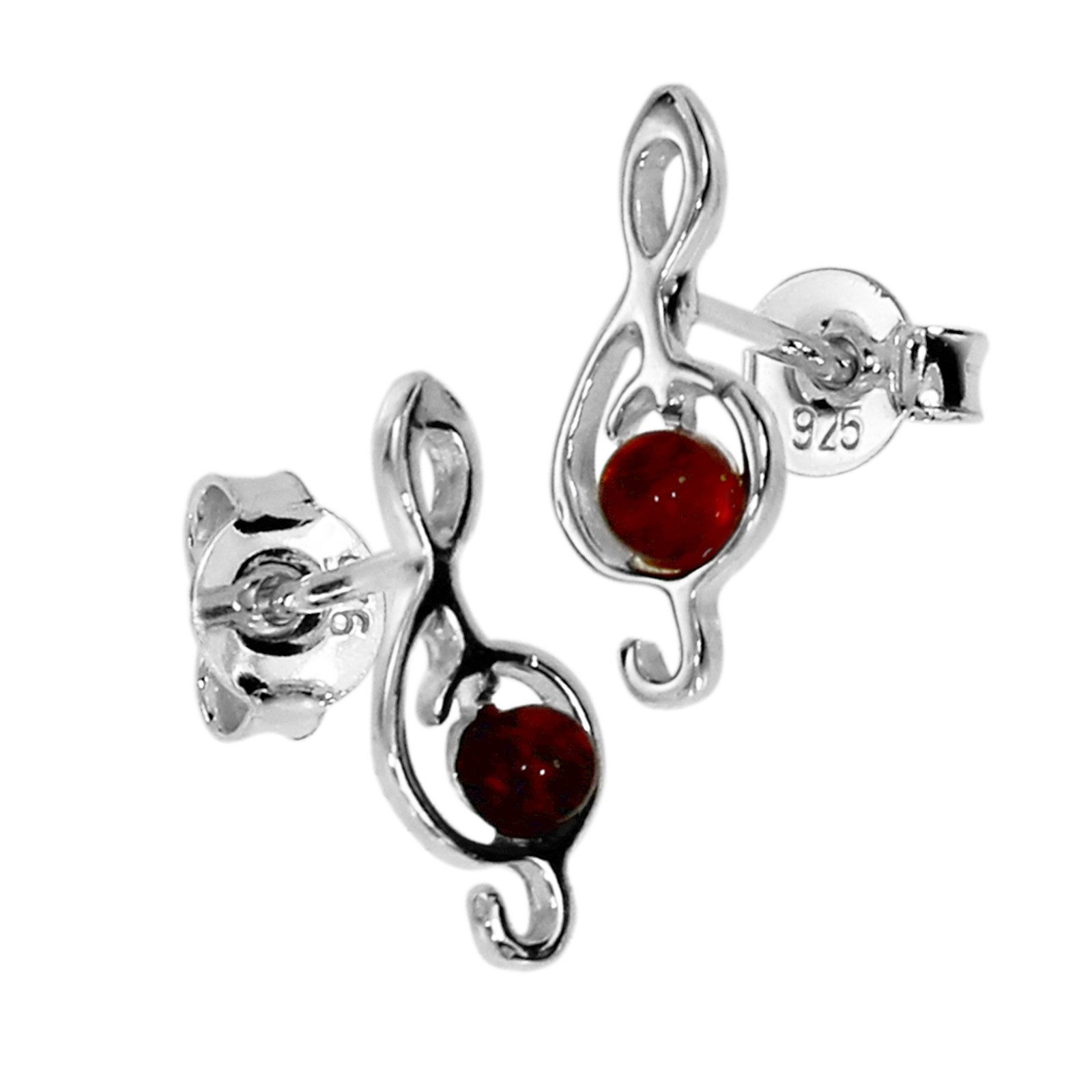 OSTSEE-SCHMUCK Paar Ohrstecker Ostsee-Schmuck Ohrstecker Notenschlüssel (2- günstig online kaufen