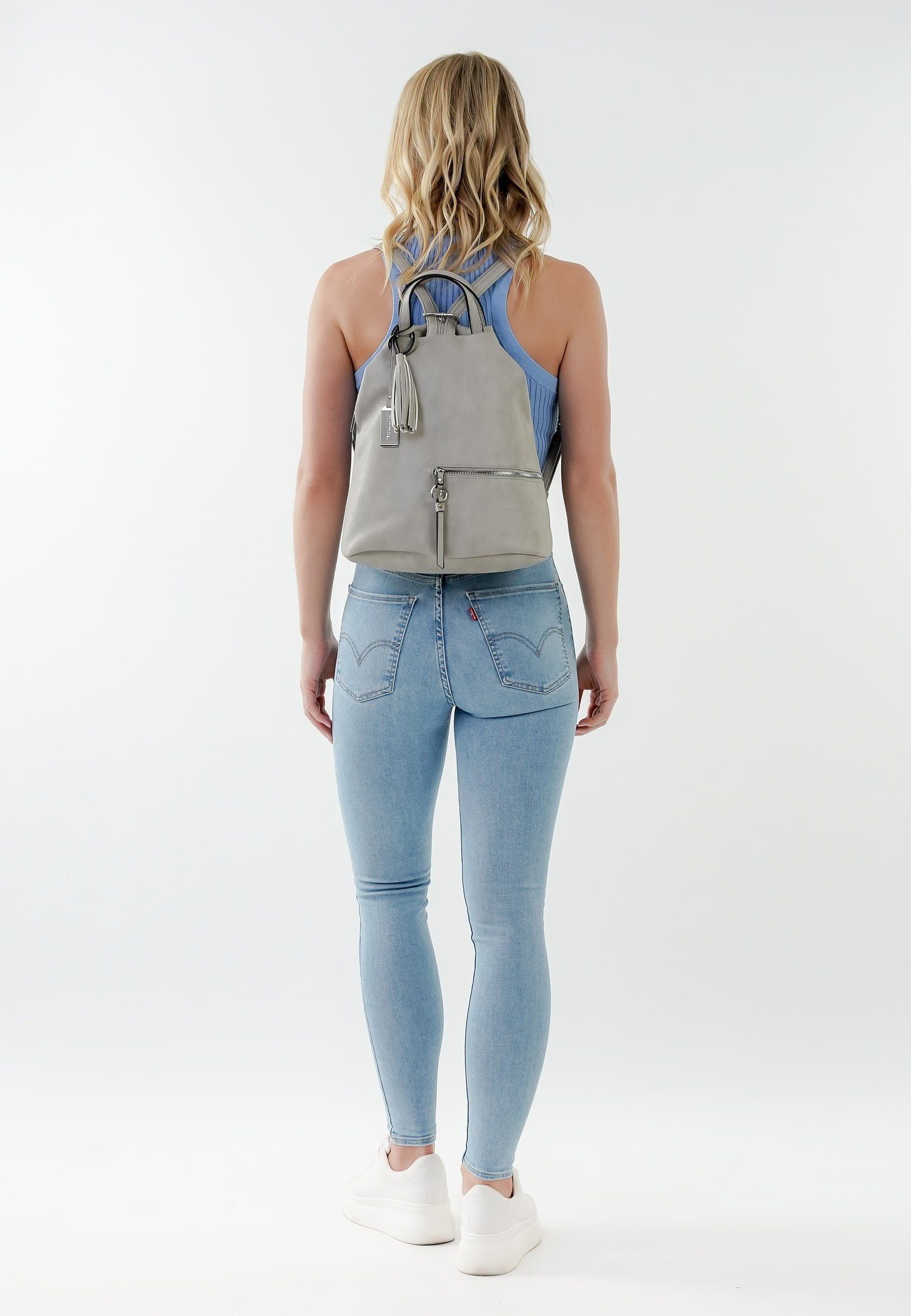 810 Nele, lightgrey TAS Damen Cityrucksack Tamaris Für