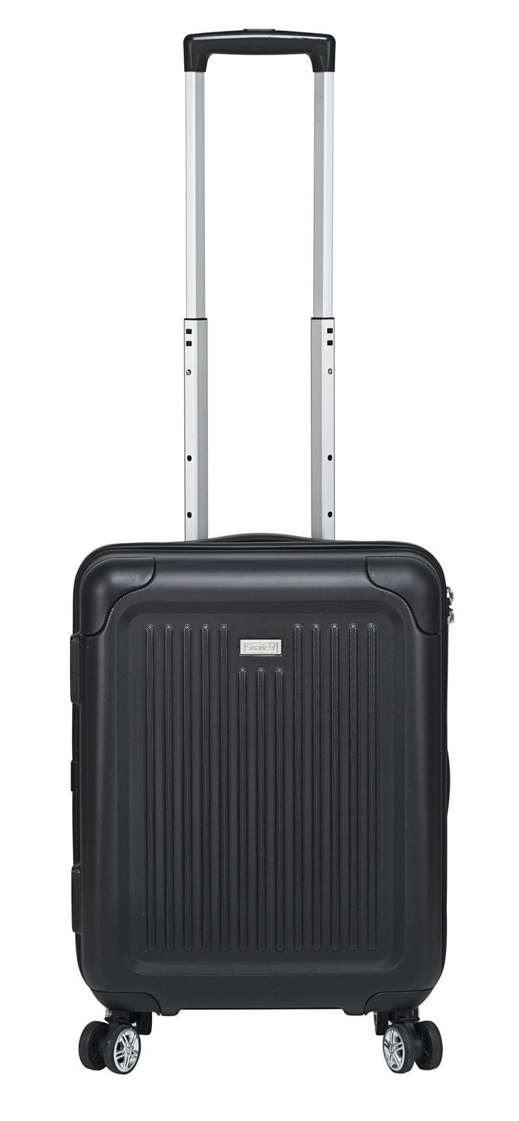 Stripe, 4 Hartschalen-Trolley Stratic Rollen Black