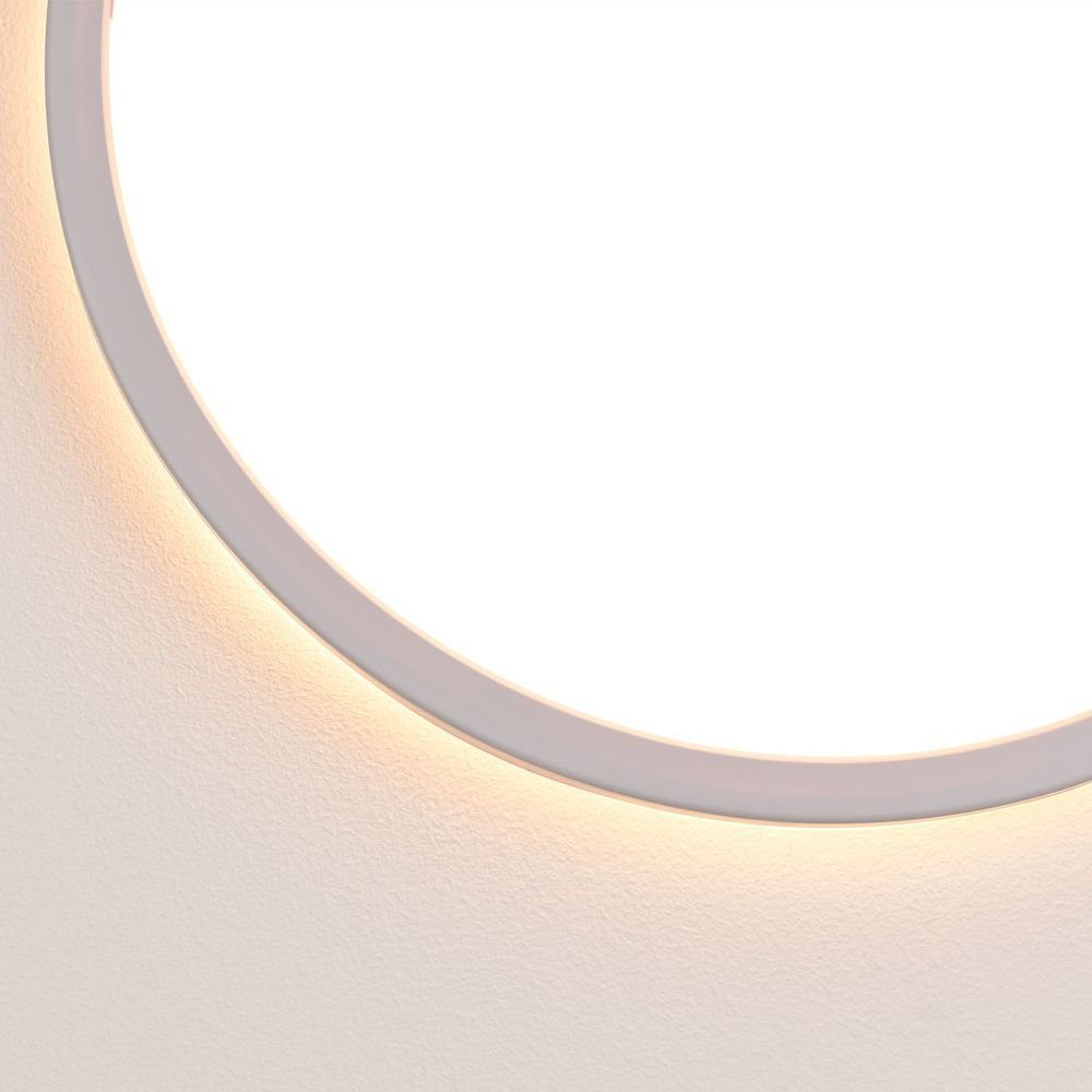 Deckenleuchte Weiß, Warmweiß dimmbar LED Warmweiß 35cm Disk s.luce