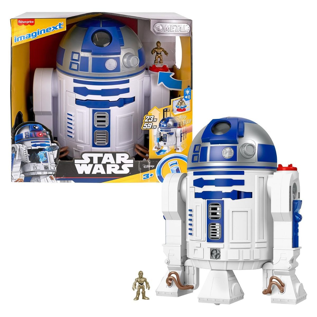 Mattel® Spielfigur Mattel HXG52 fisher-price - Imaginext - Disney Star Wars - R2-D2, Soun