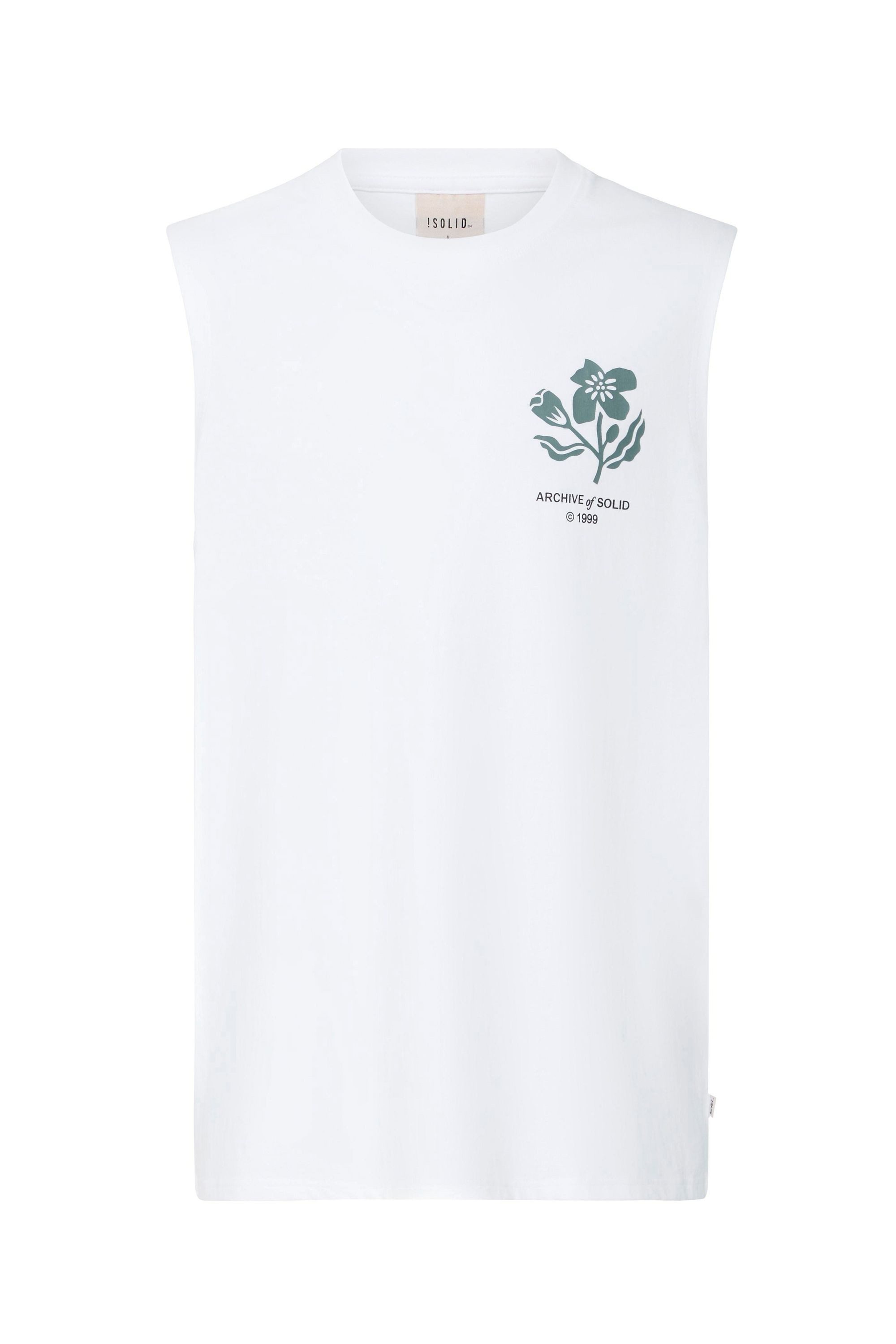 !Solid Rundhalsshirt SDFulton Lässiges Tanktop mit breiten Trägern und Backprint