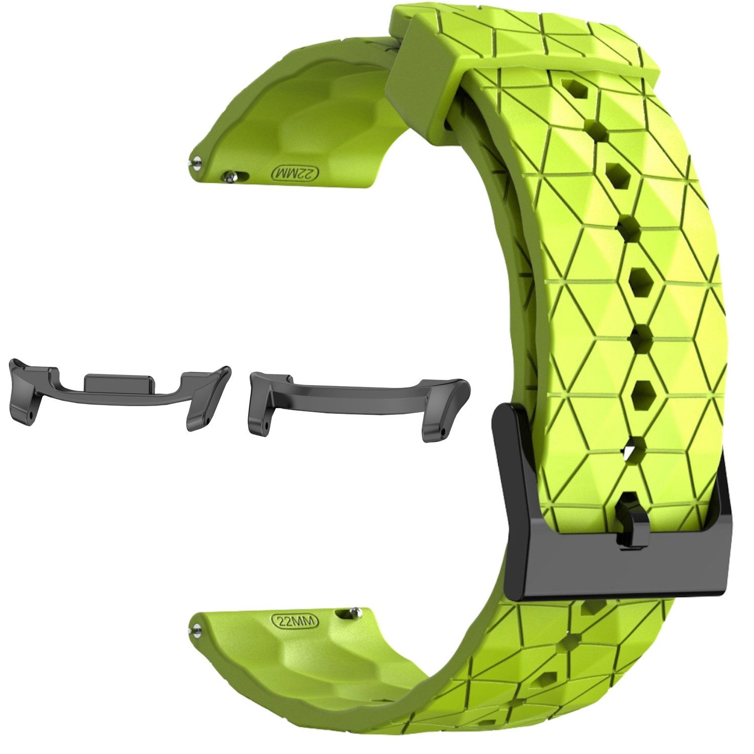 Wigento Smartwatch-Armband Für Samsung Galaxy Watch 8 / 8 Classic / Ultra 2 Silikon Band H- Grün