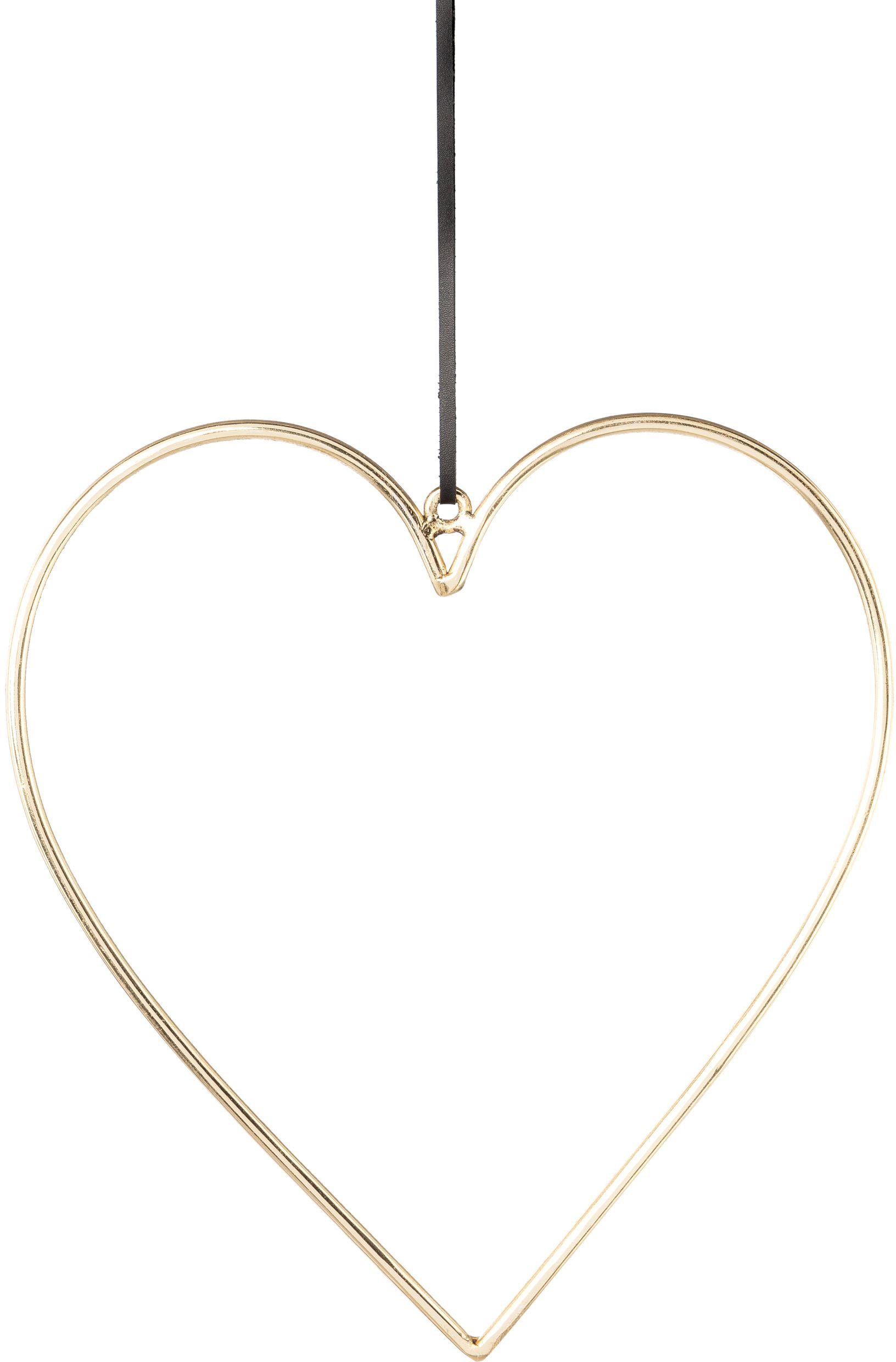 Creativ deco Dekohänger (3 St), mit hochwertigem Lederband