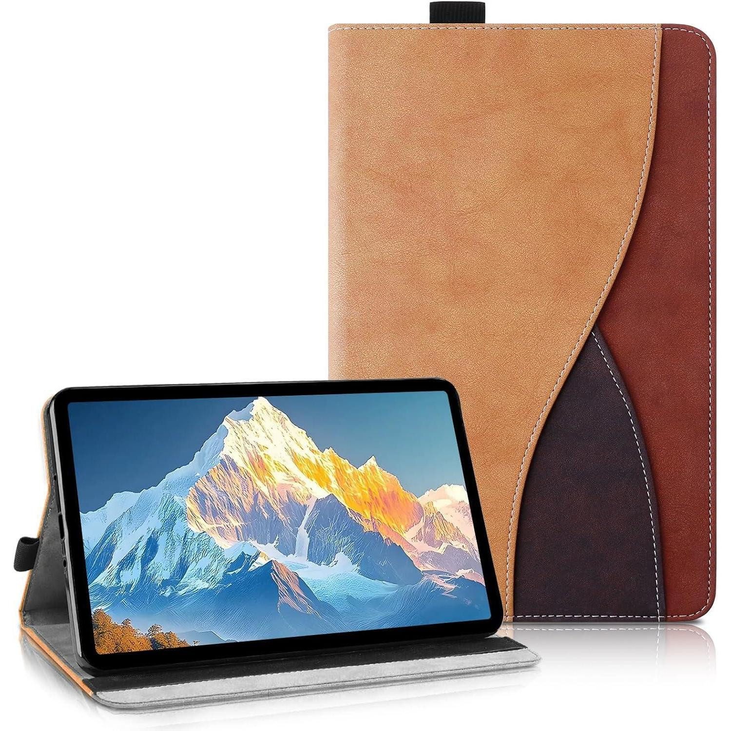LuxusKollektion Tablet-Mappe iPad Hülle 11"/10. Gen. Braun Business Schutzhülle