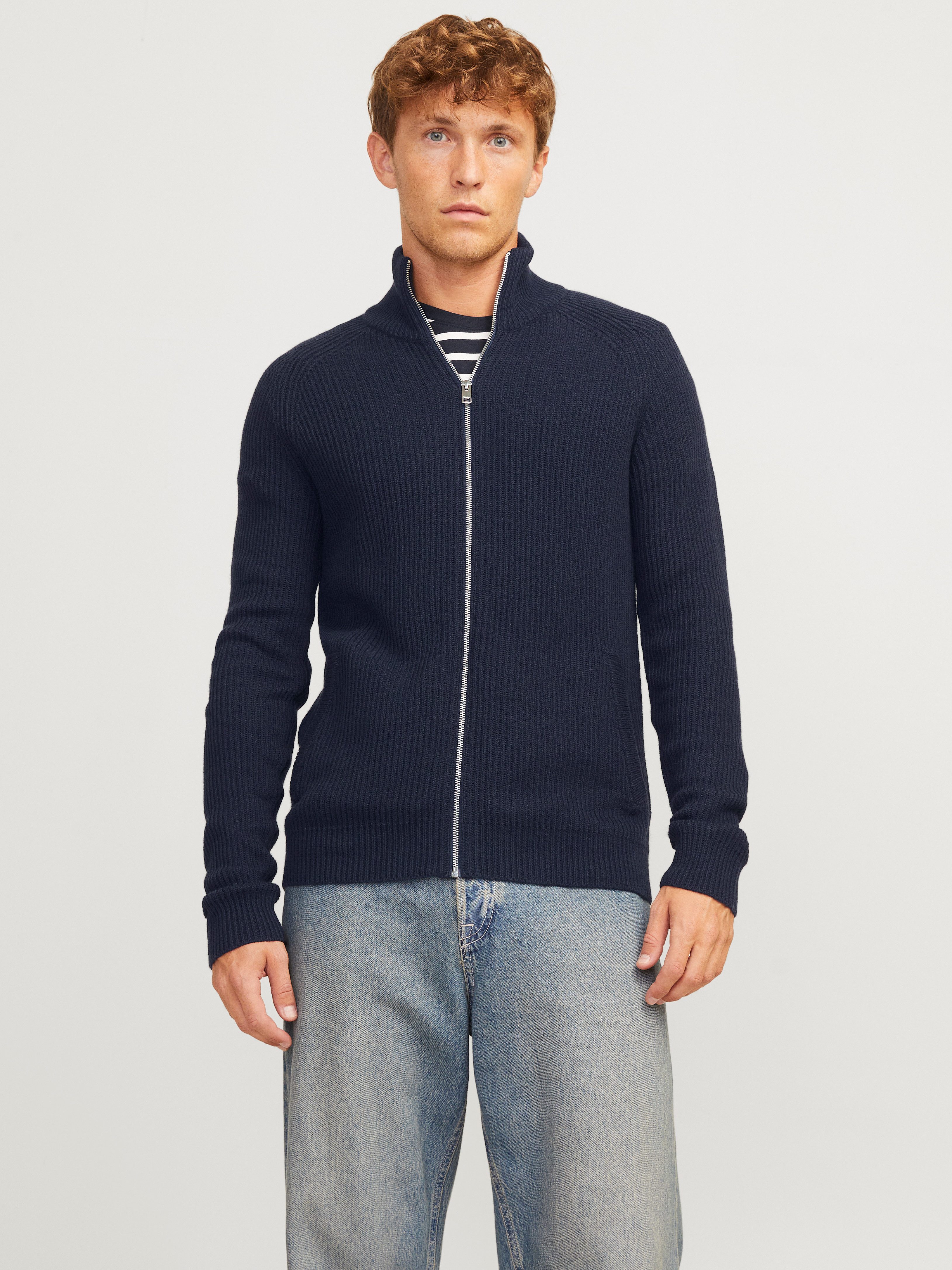 Jack & Jones Strickjacke JJPANNEL KNIT günstig online kaufen