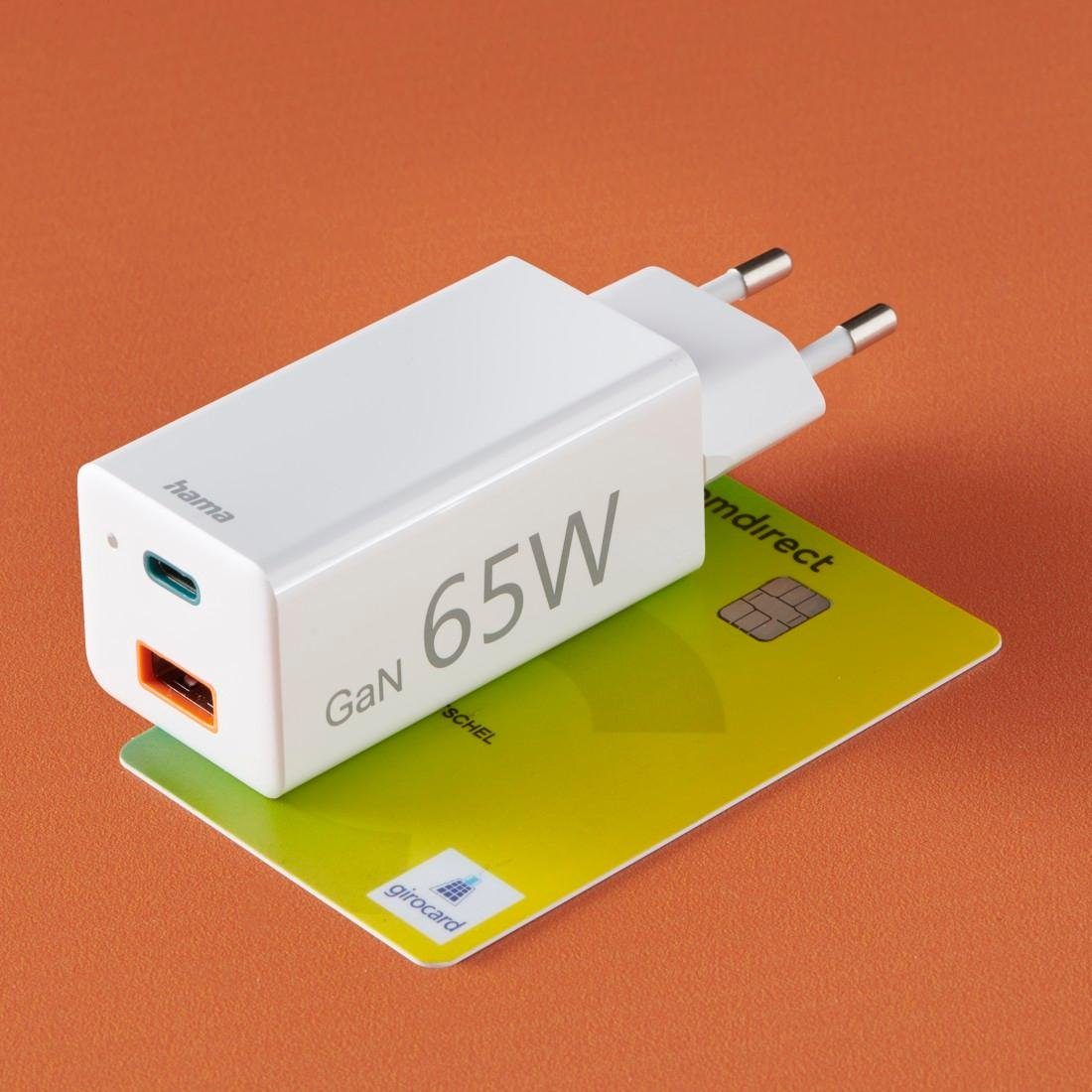 C Ladegerät Watt Charge 65 GaN 2 Hama A Power USB USB-Ladegerät Quick Delivery+USB Port