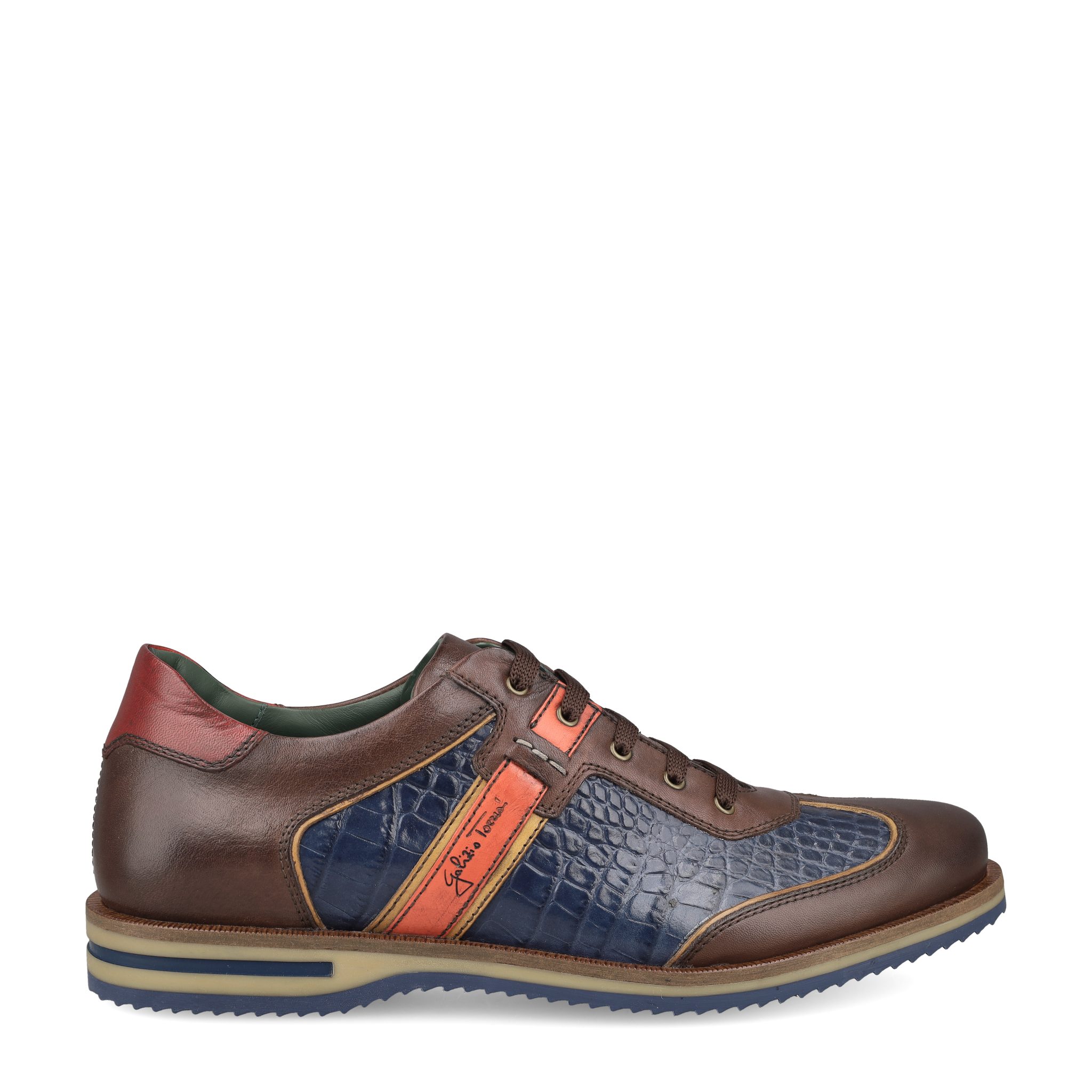 Galizio Torresi Galizio Torresi 312938 V70810, Schnürschuhe, Braun kombiniert, Herren Schnürschuh