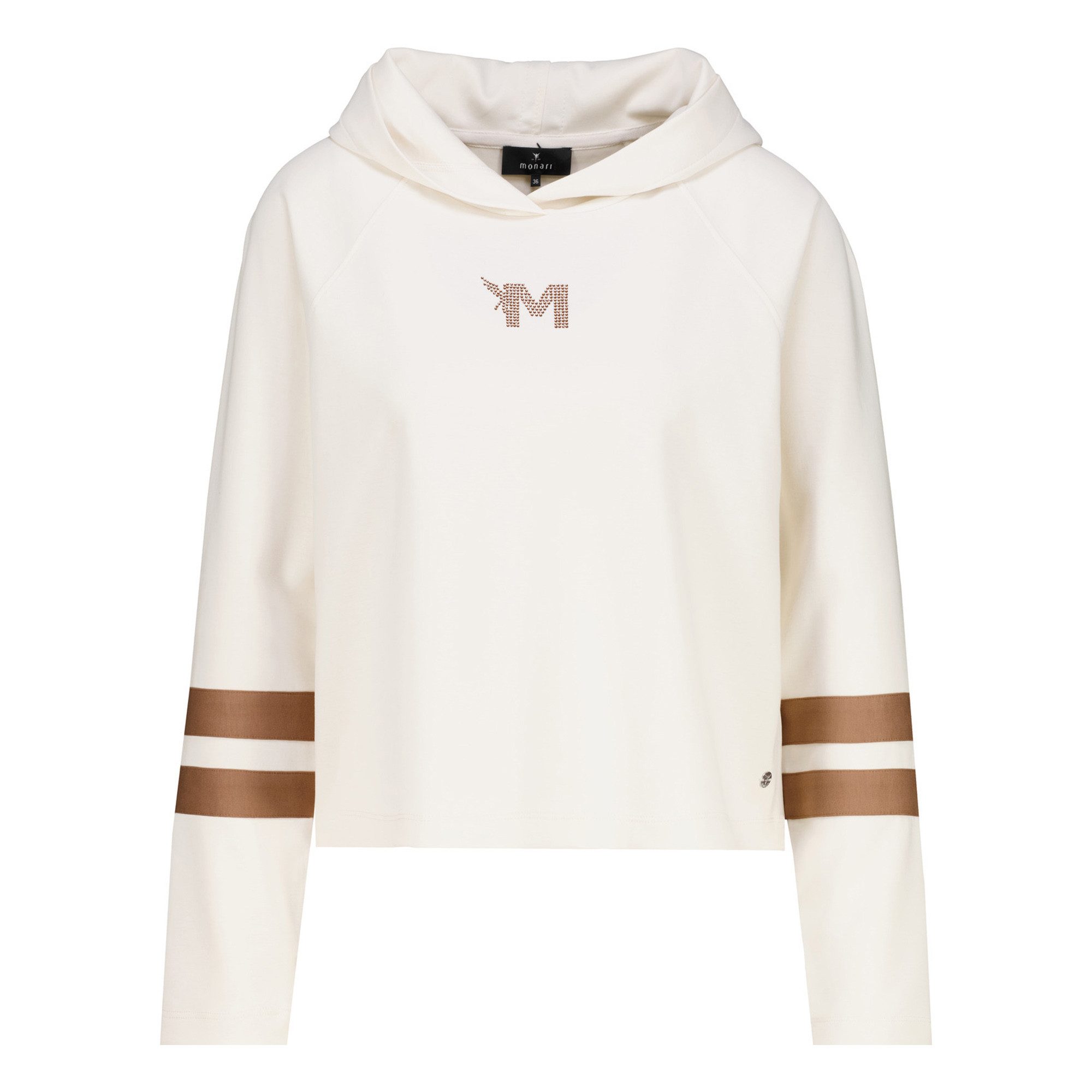 Monari Kapuzensweatshirt mit Colorblock-Design